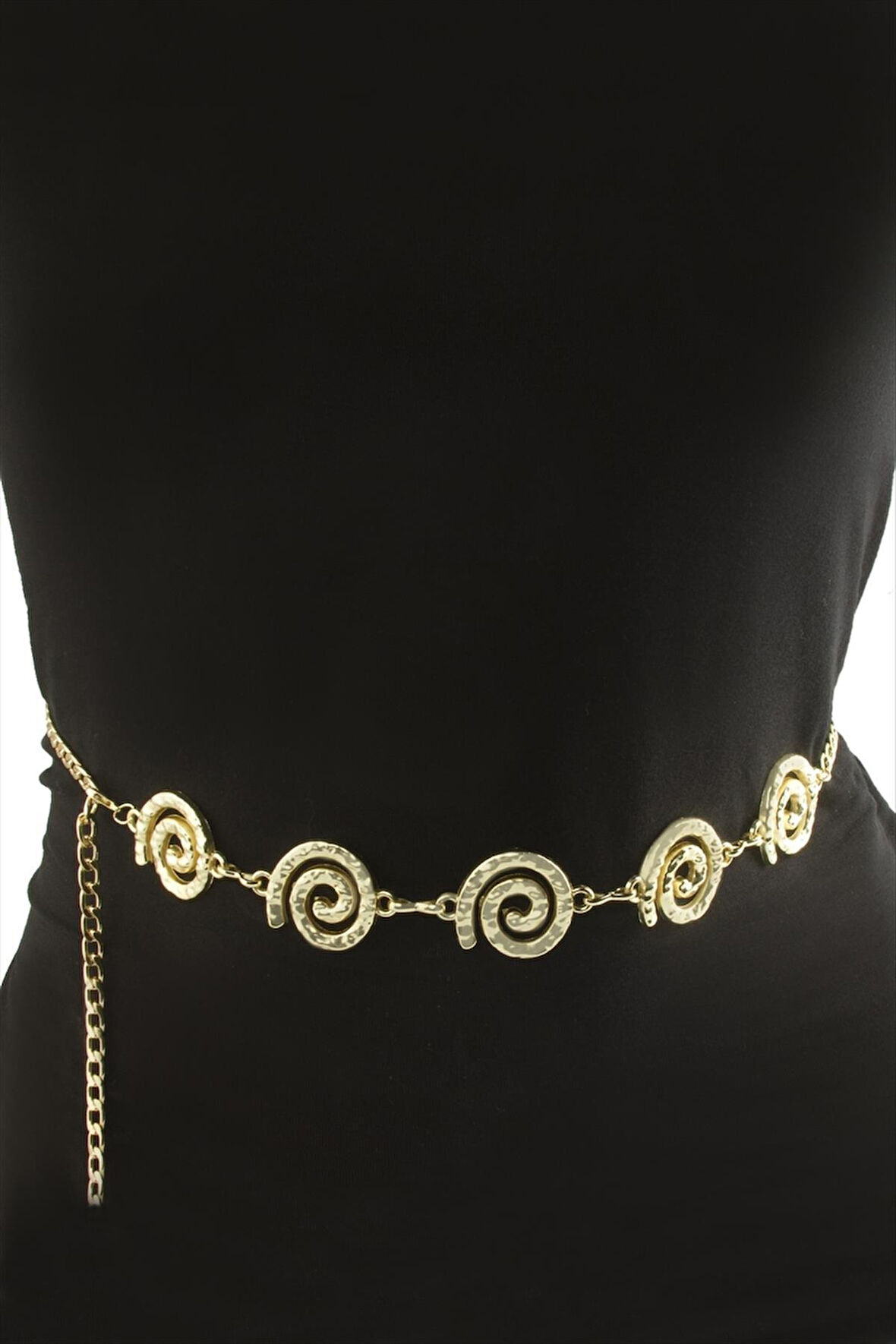 Çiçek Metal Zincir Kemer