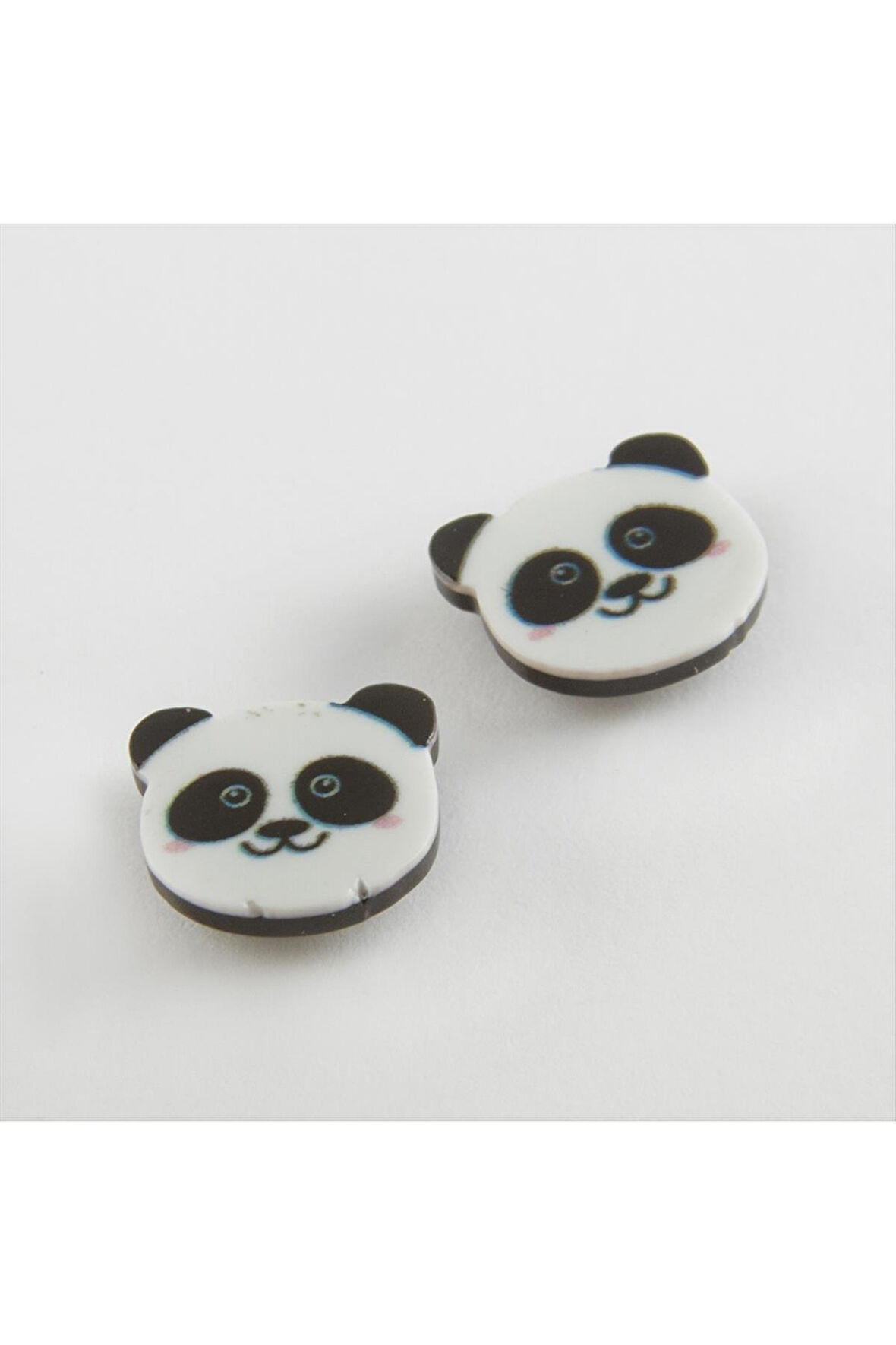 Panda Mıknatıslı Plastik Çocuk Küpesi