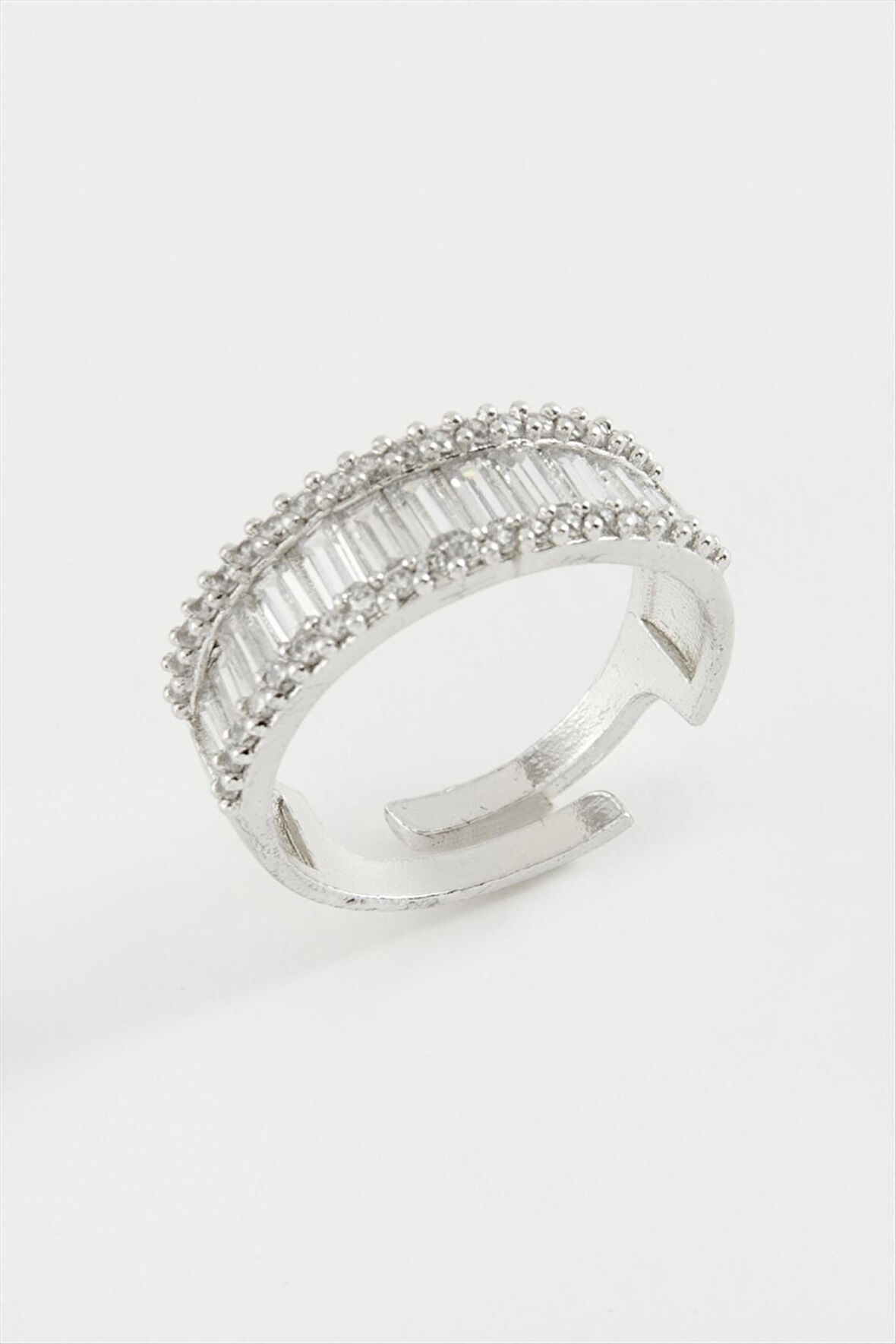 Baget Zirkon Taşlı Yüzük