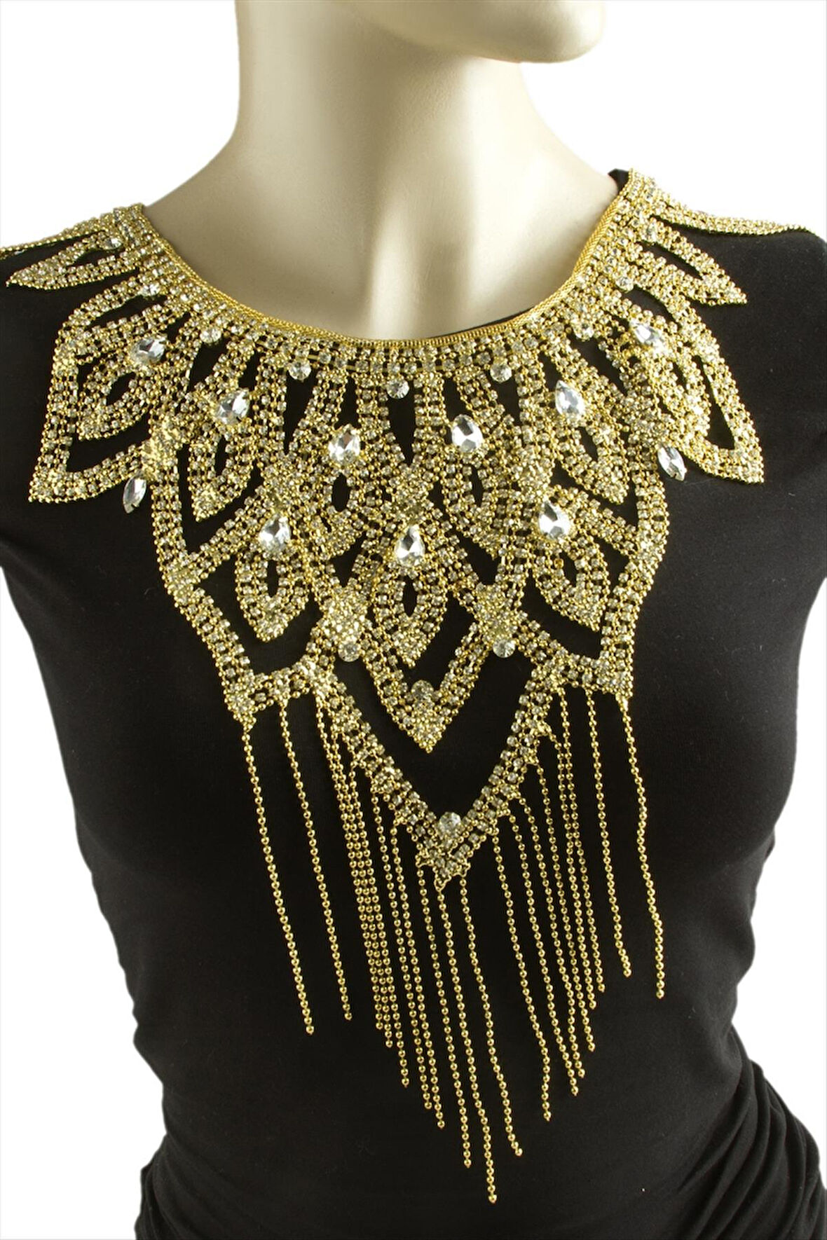 Taşlı Omuz Kolyesi