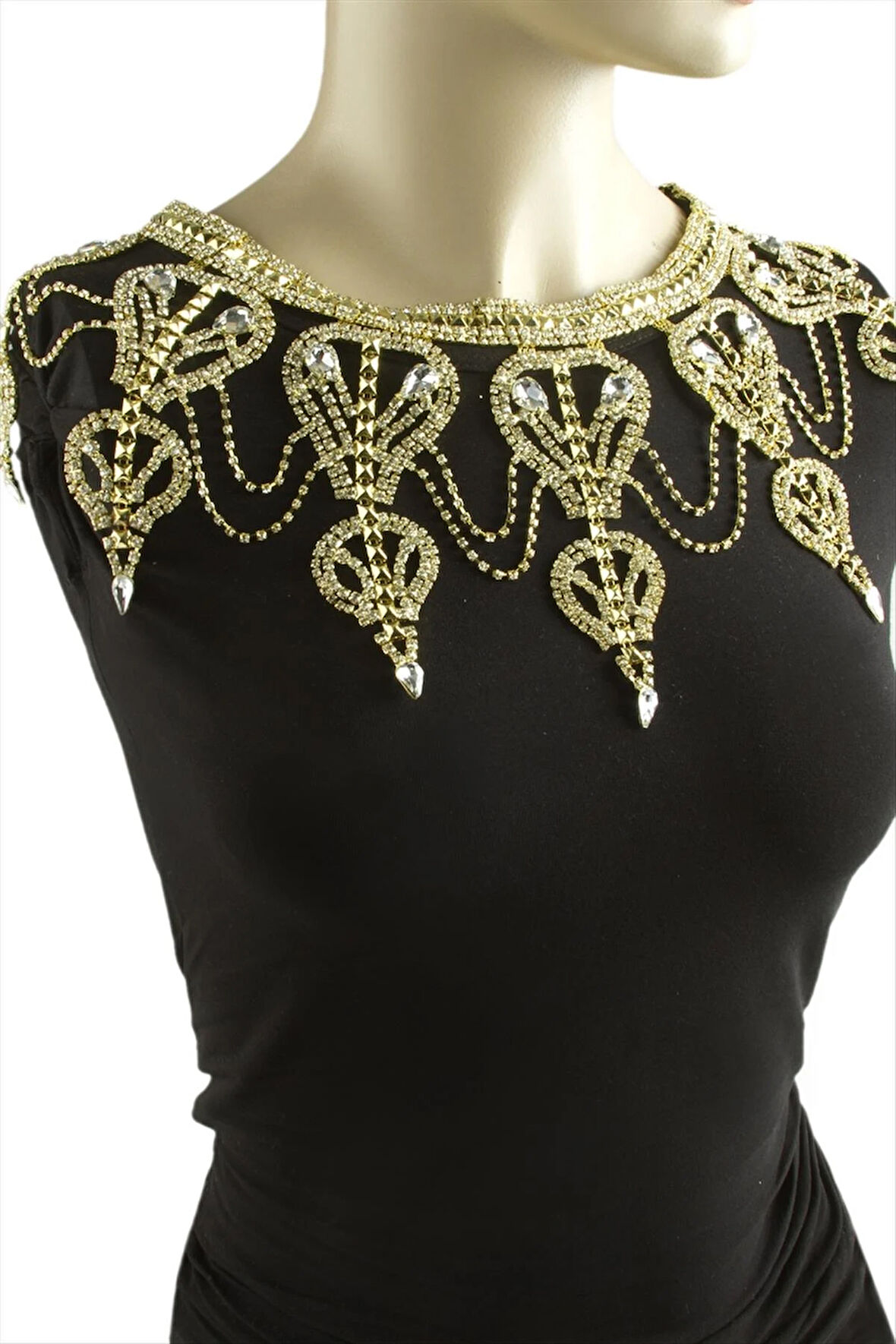 Damla Taşlı Omuz Kolyesi