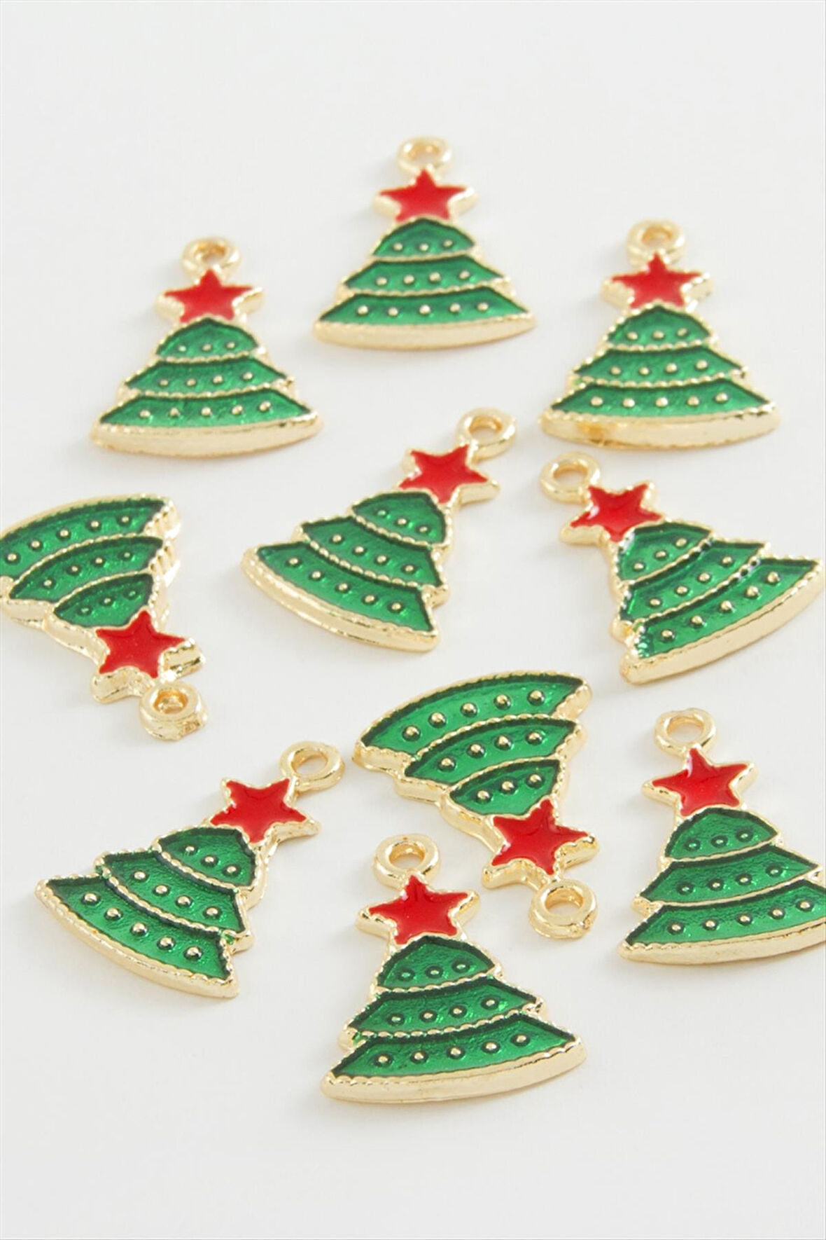 Yılbaşı Ağacı Eldiveni Mineli Kolye Ucu 1 Adet