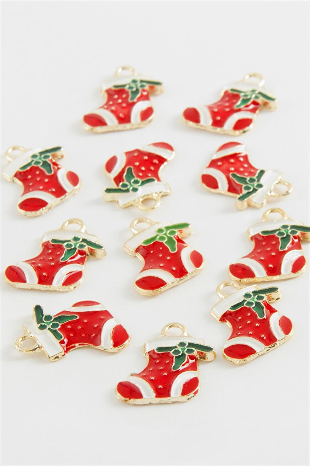 Yılbaşı Çorap Mineli Kolye Ucu 1 Adet