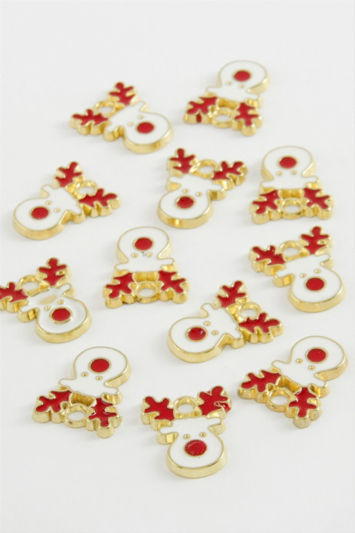 Yılbaşı Geyik Mineli Kolye Ucu 1 Adet