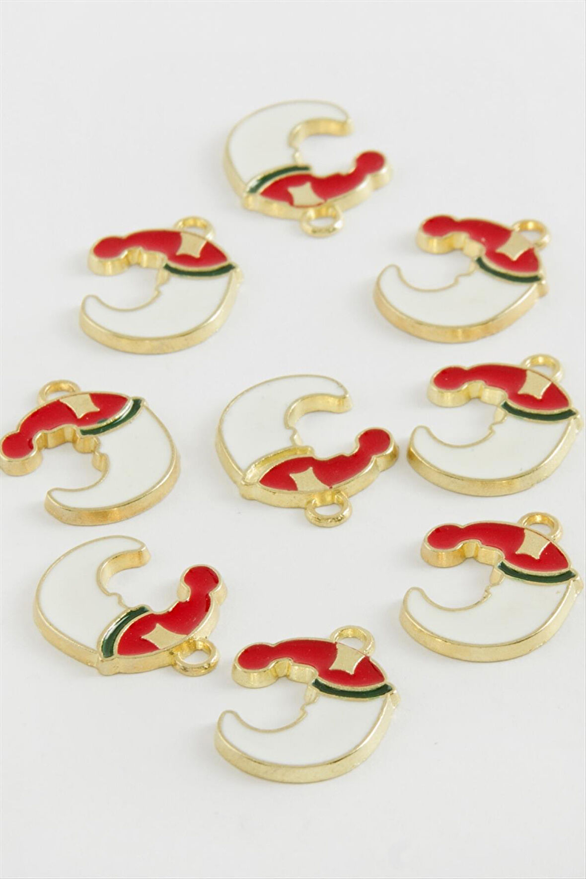 Ay Yılbaşı Mineli Kolye Ucu 1 Adet