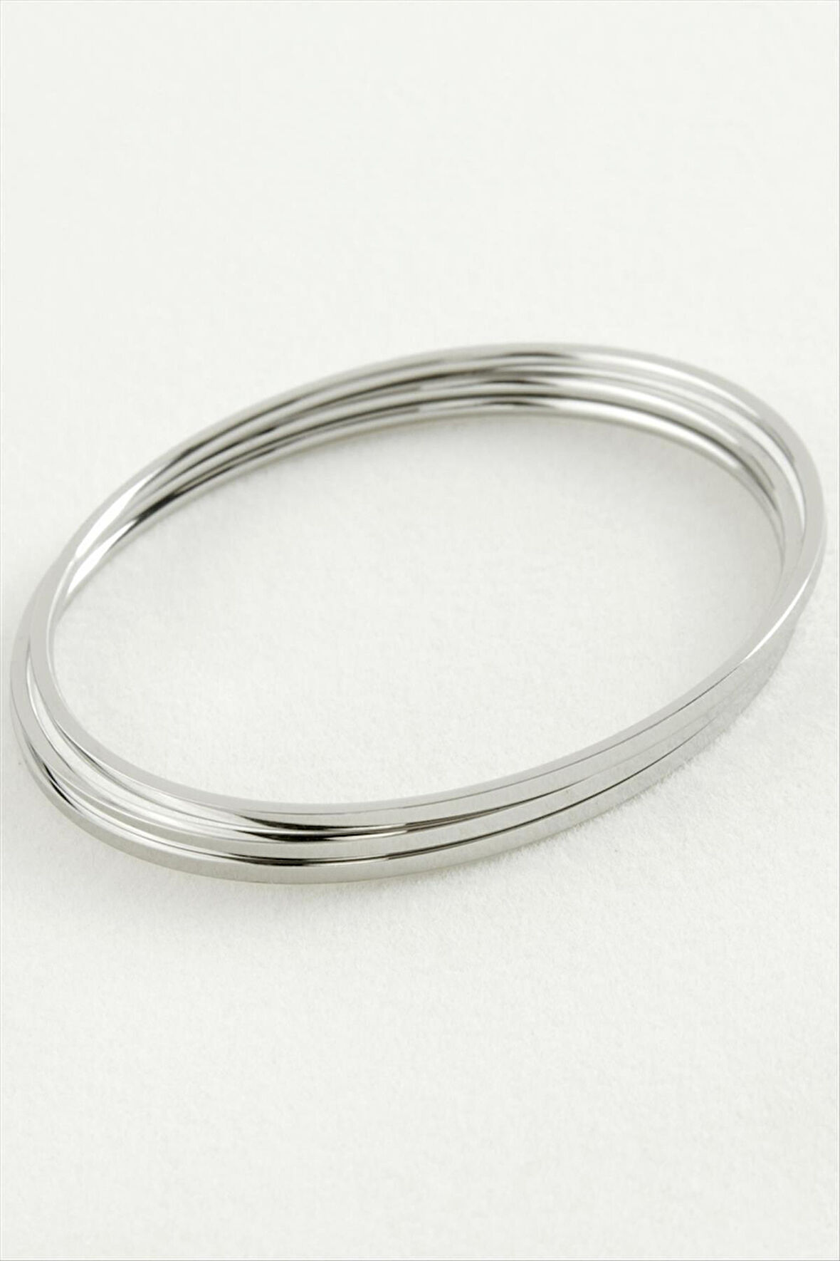 3 Adet Ajda Lüks Çelik Bilezik 60*2 mm