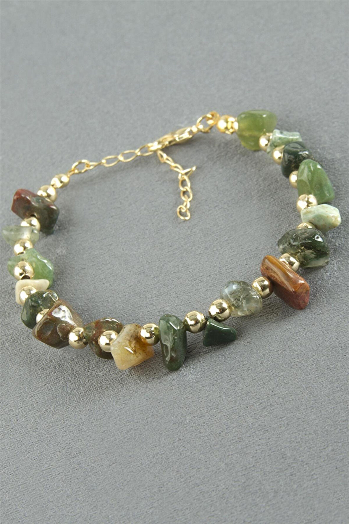 Hint Akik Kırık Doğaltaş Bileklik