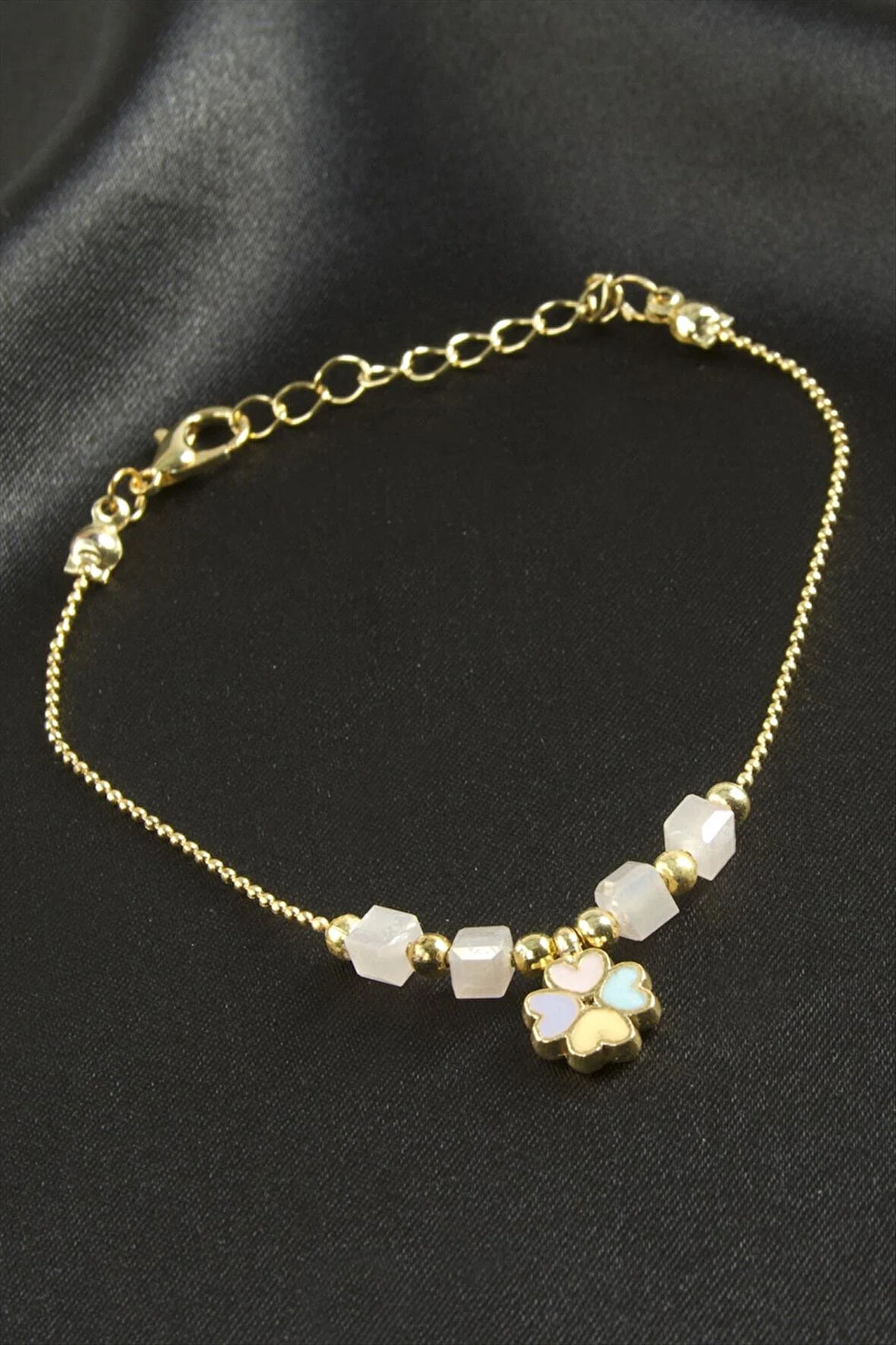 Karışık Küp Kristal Bileklik