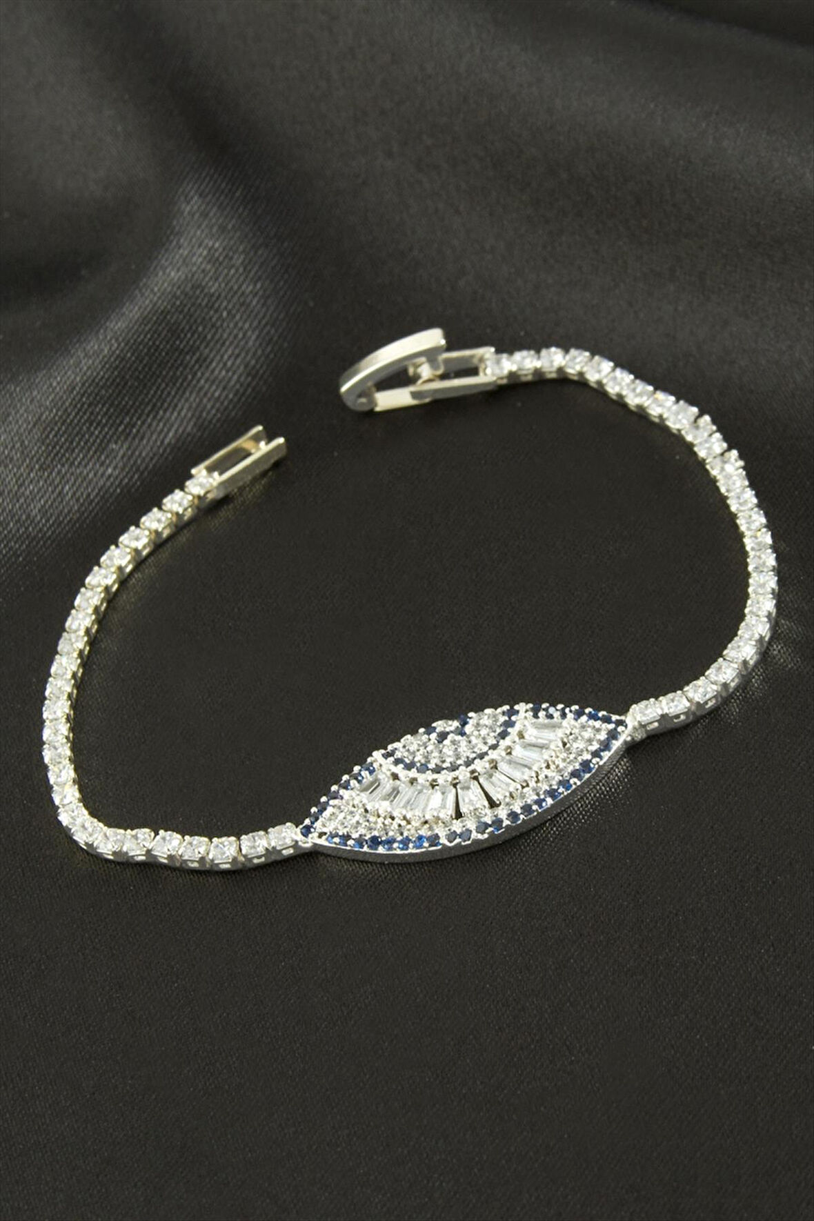 Göz Zirkon Taşlı Çocuk Bileklik 16 cm