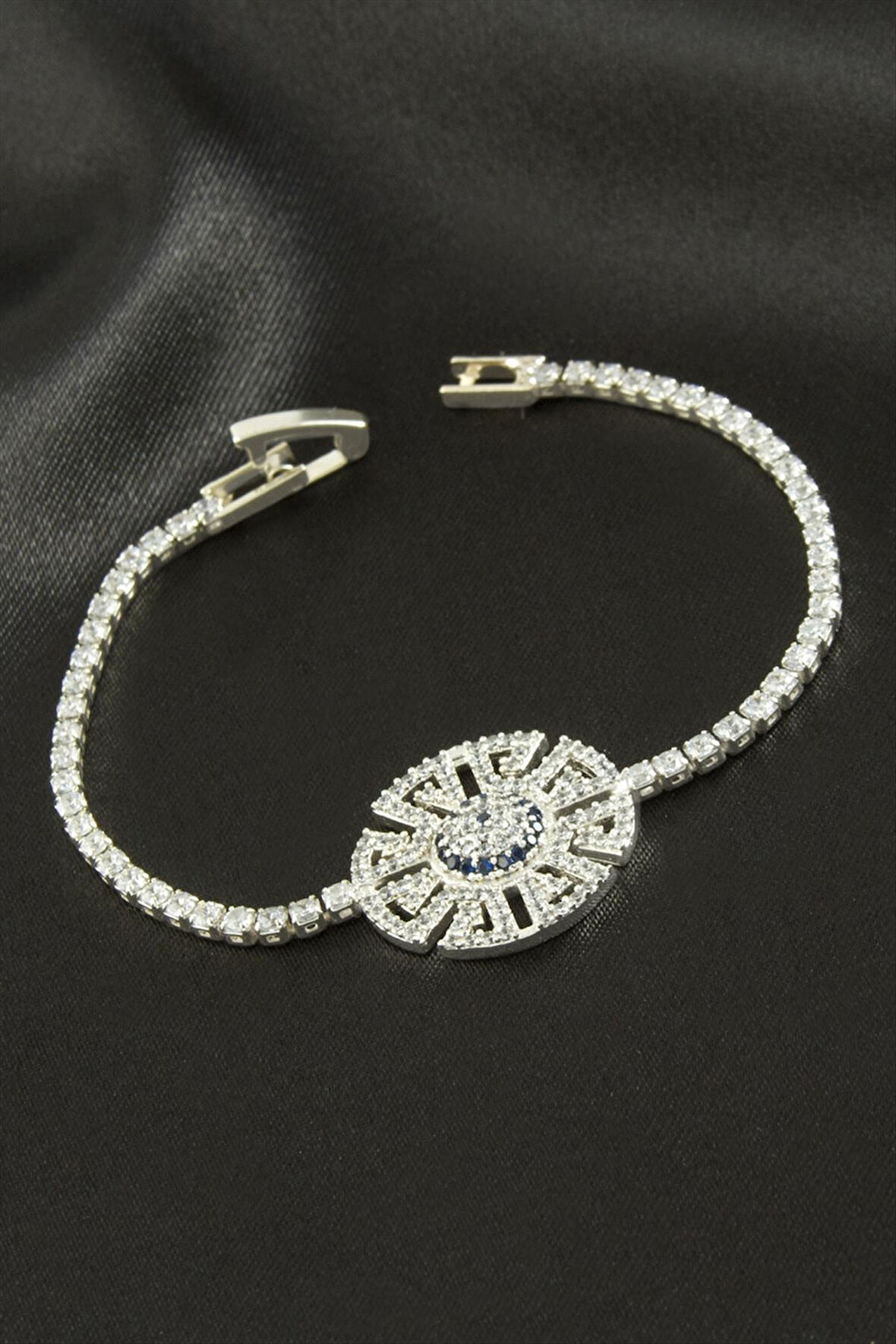 Nazar Zirkon Taşlı Çocuk Bileklik 16 cm