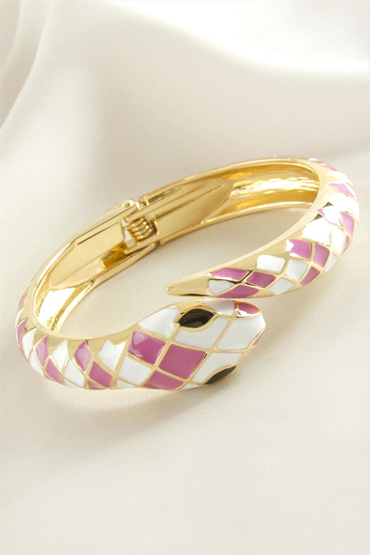 Yılan Mineli Kelepçe Bileklik