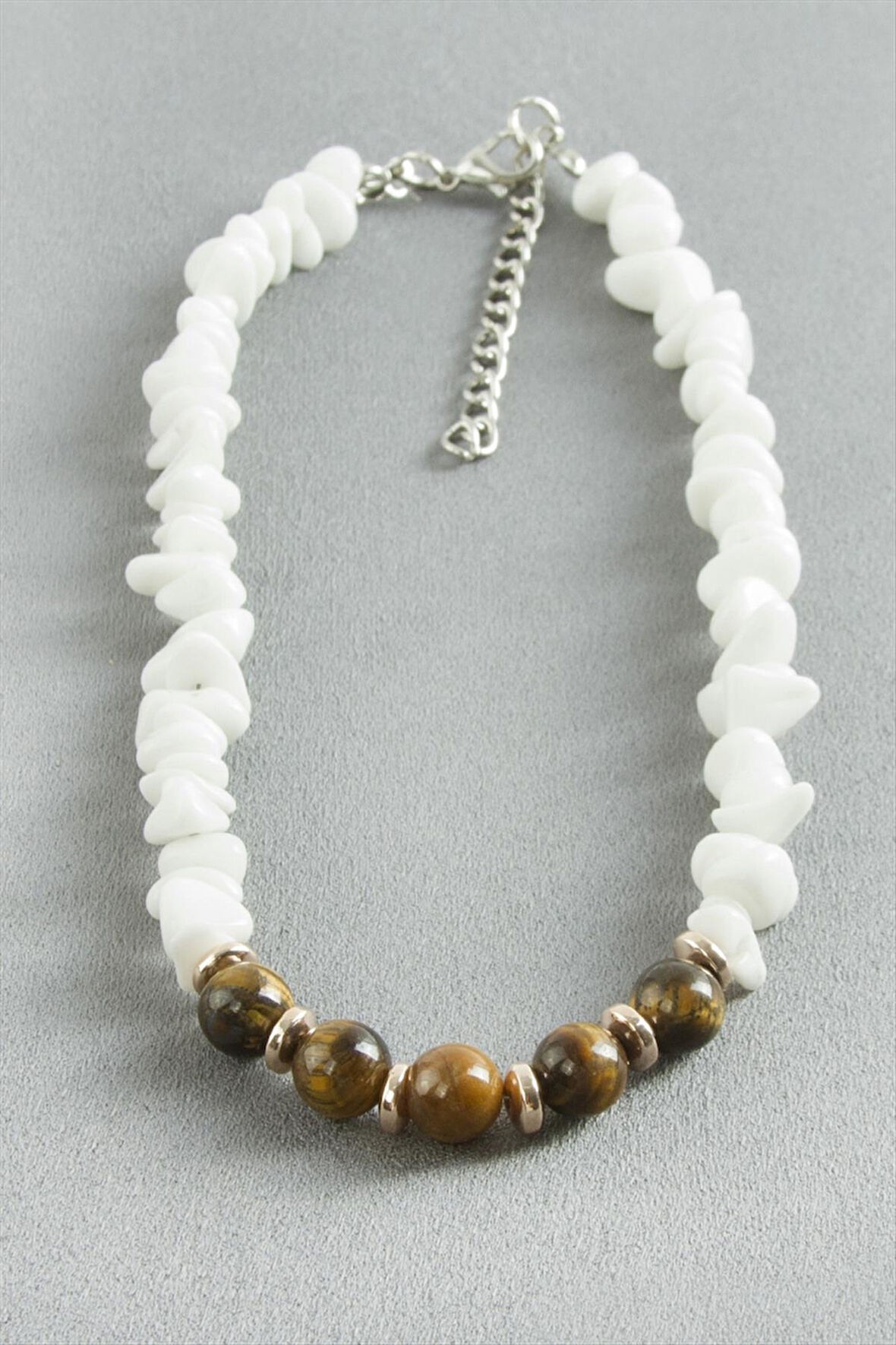 Kaplangözü Sedef Kırık Doğaltaş Kolye