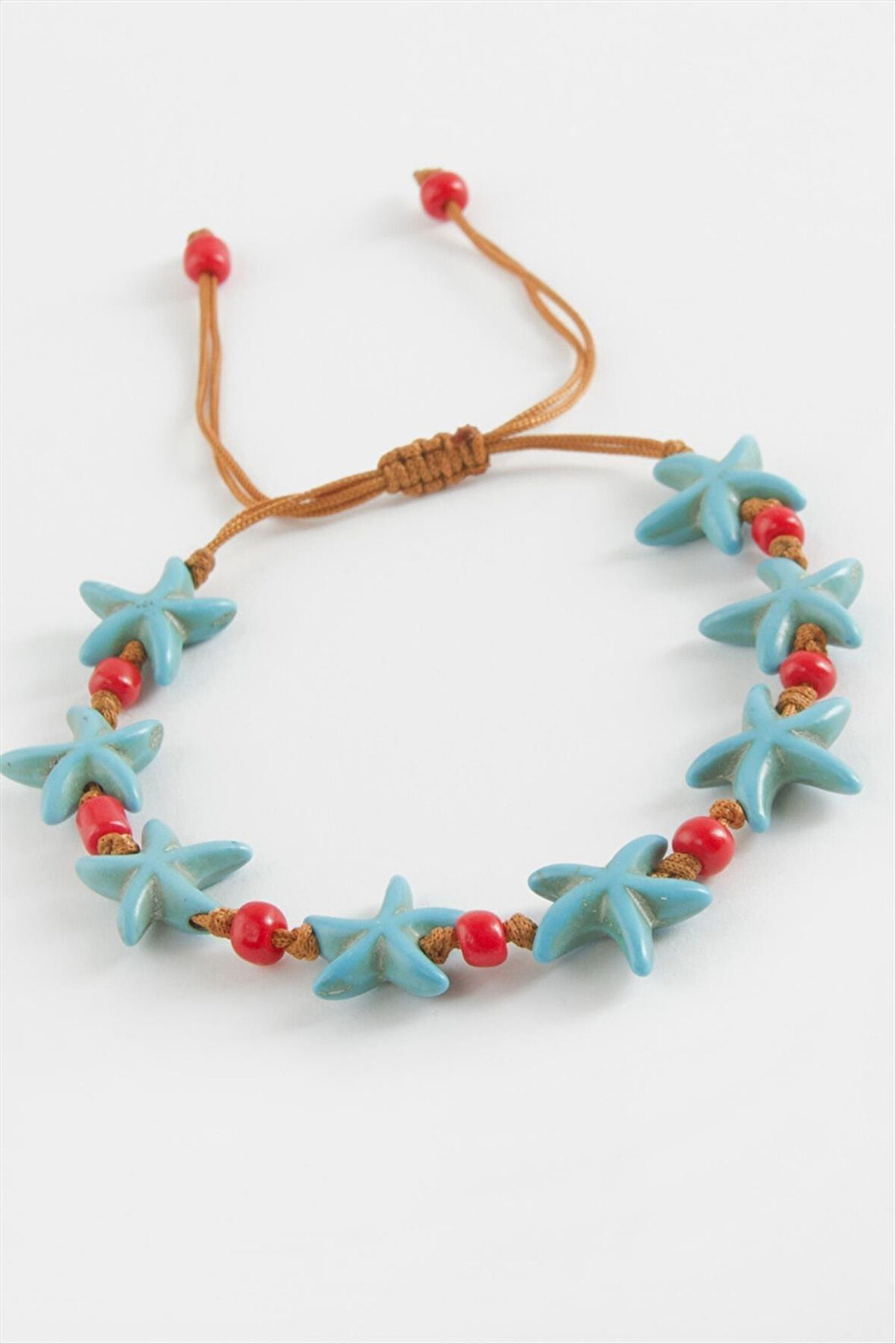 Deniz Yıldızı Makrome Örgülü Bileklik