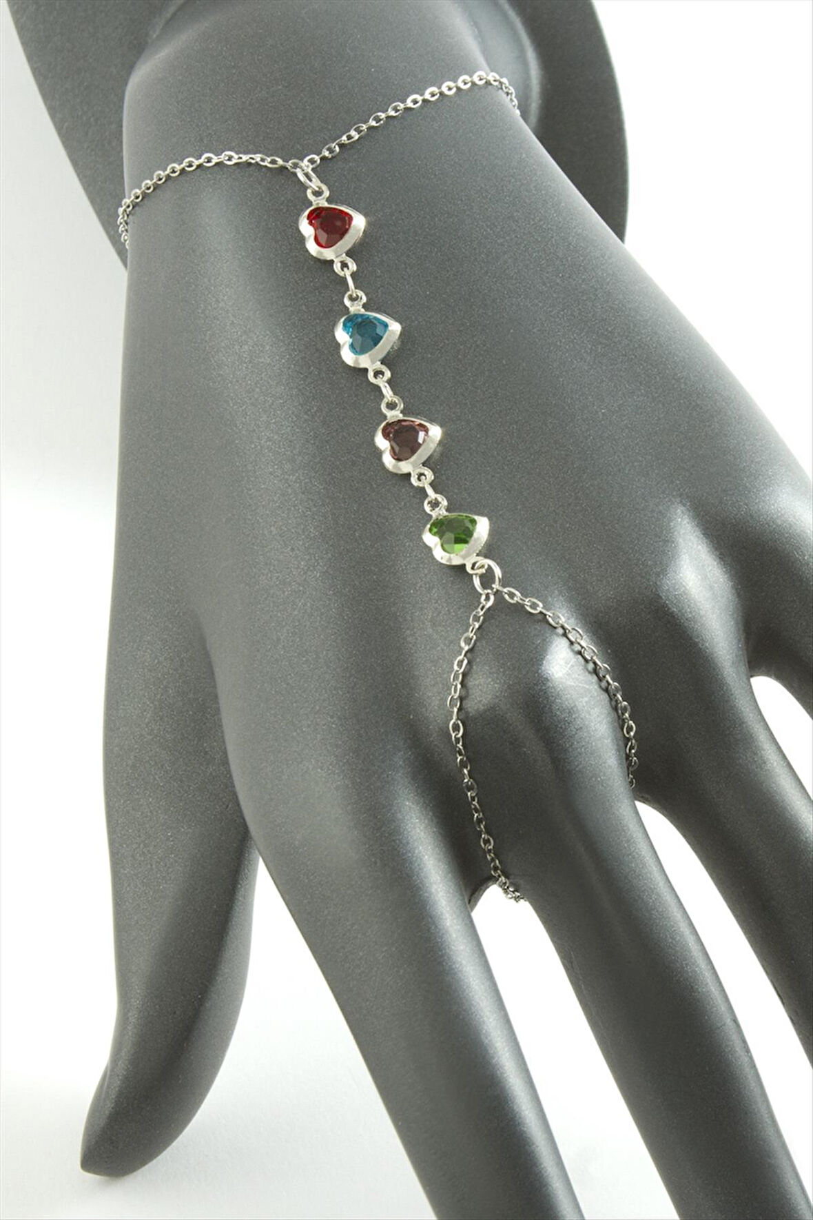 Kalp Taşlı Lüks Çelik Şahmeran