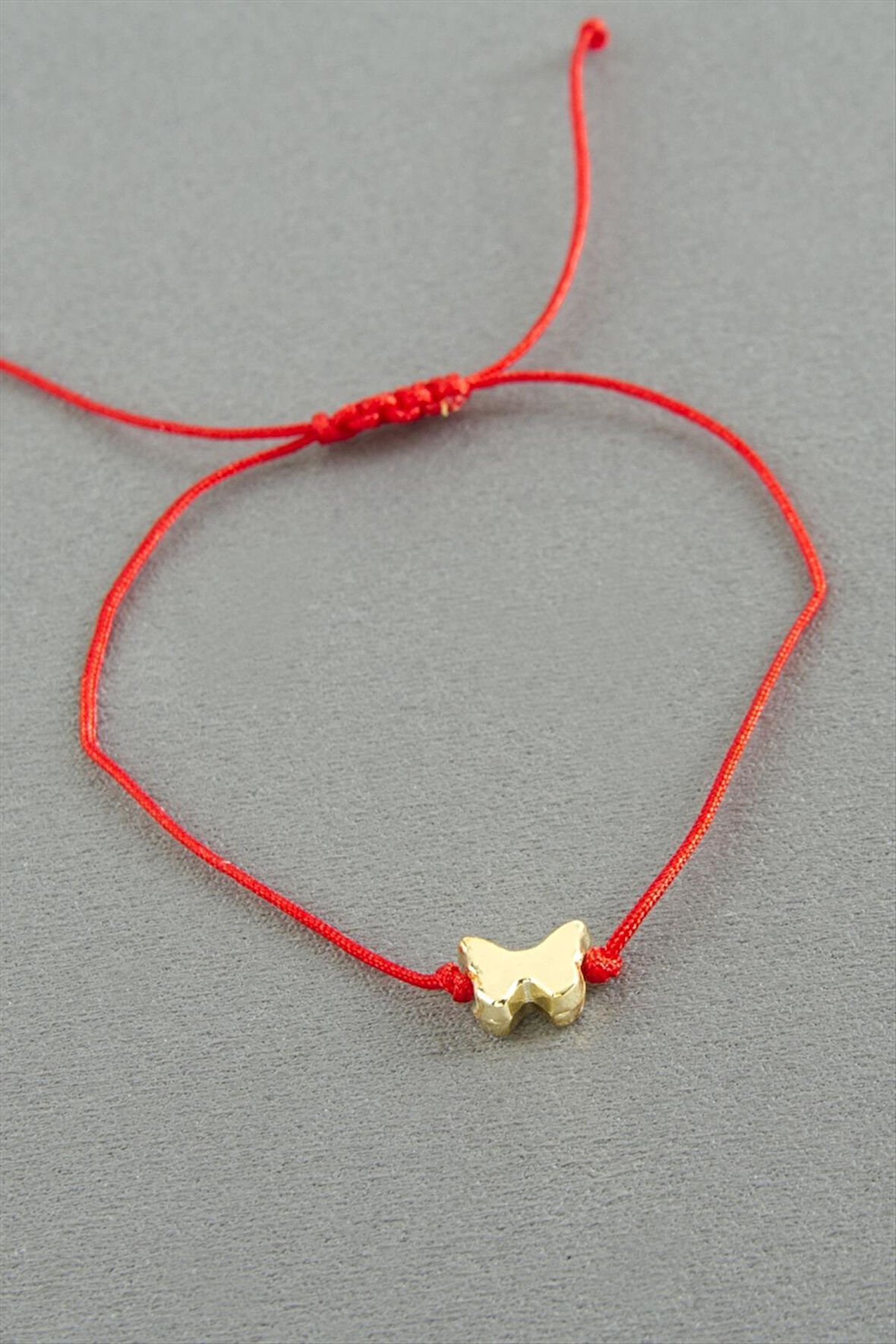 Kelebek Makrome İp Bileklik