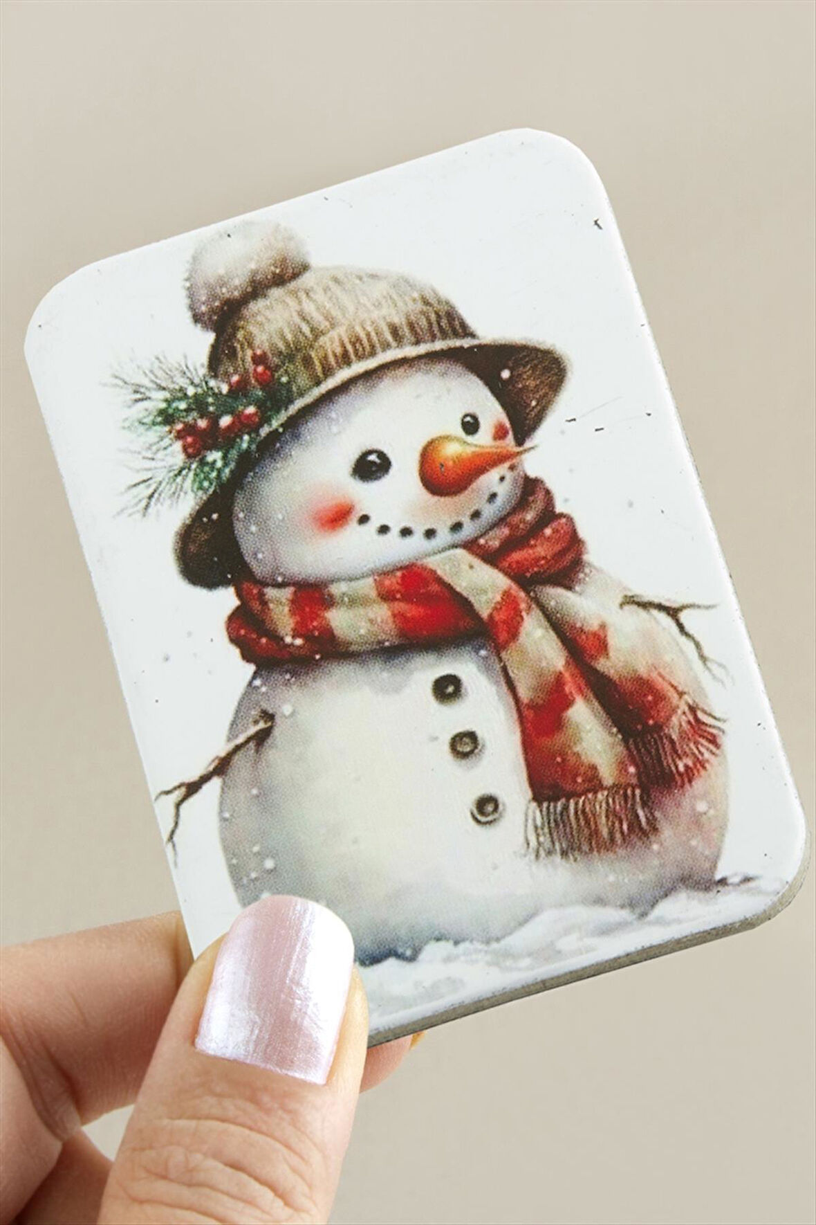 Kardan Adam Yılbaşı Magnet