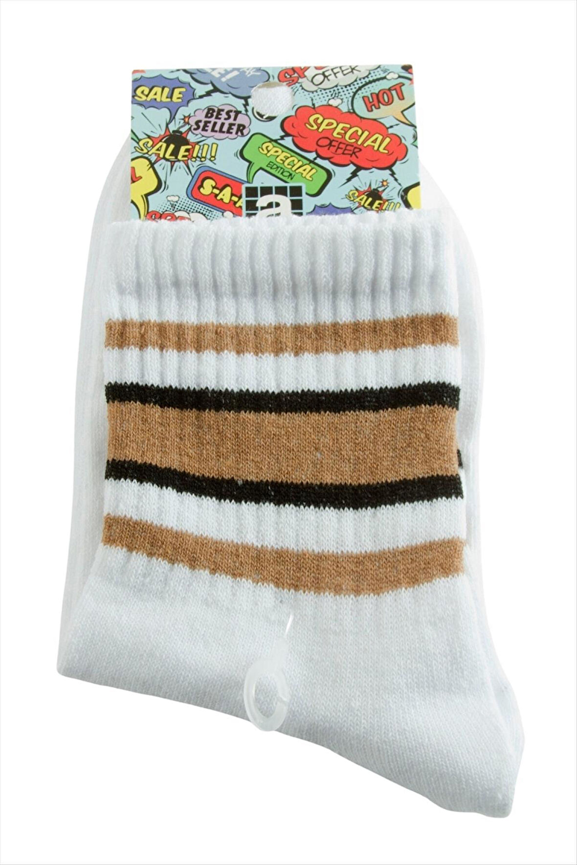 Çizgili Kolej Çorap 8*28