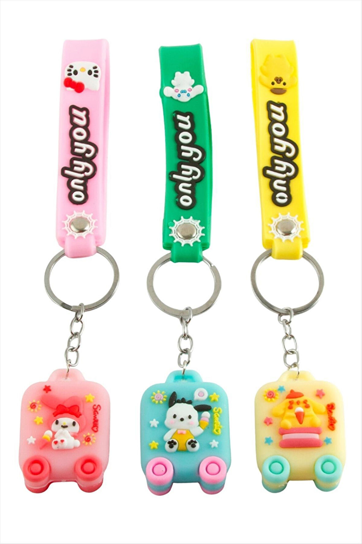 Bavul Silikon Anahtarlık