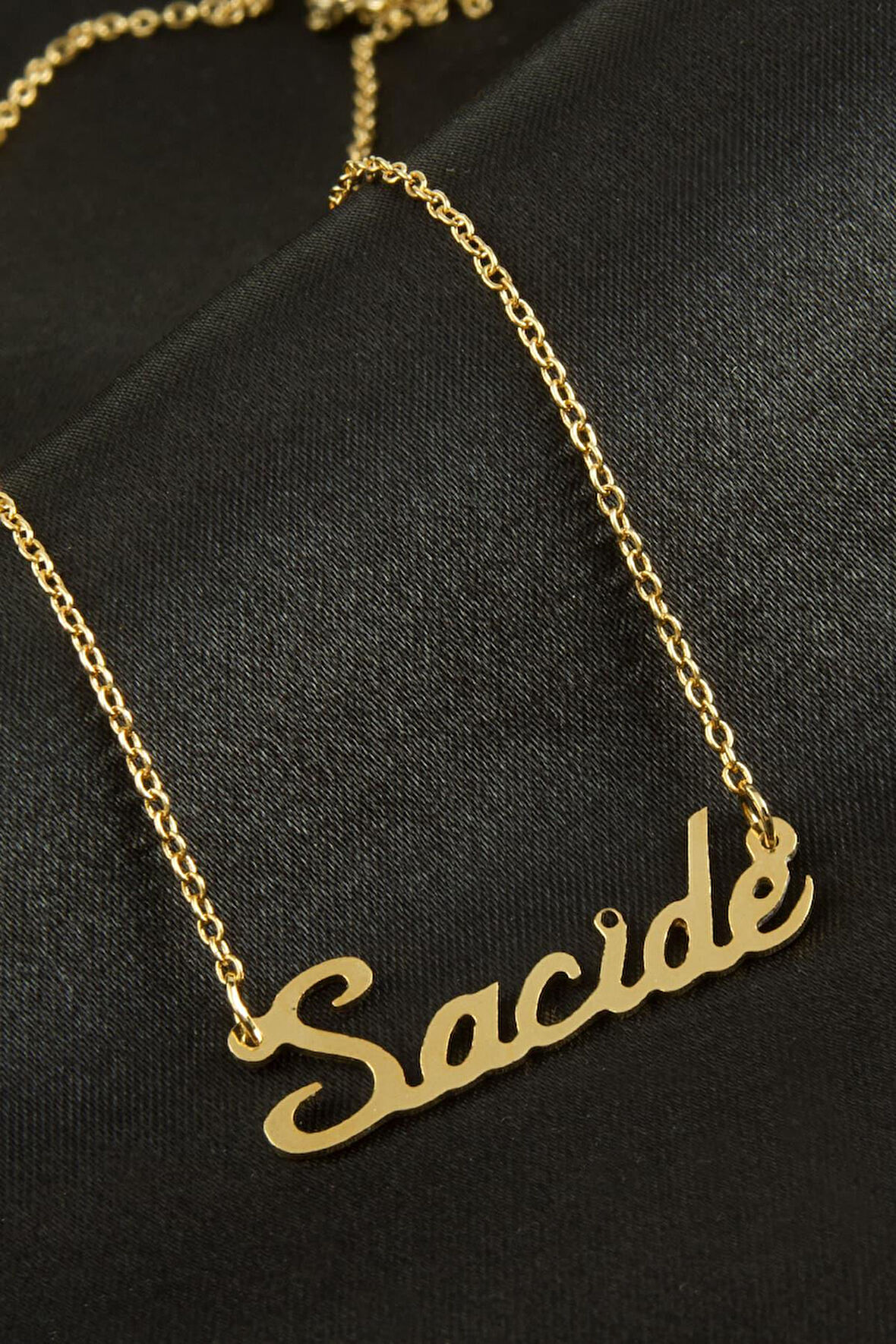Sacide İsimli Kolye (Kişiye Özel)