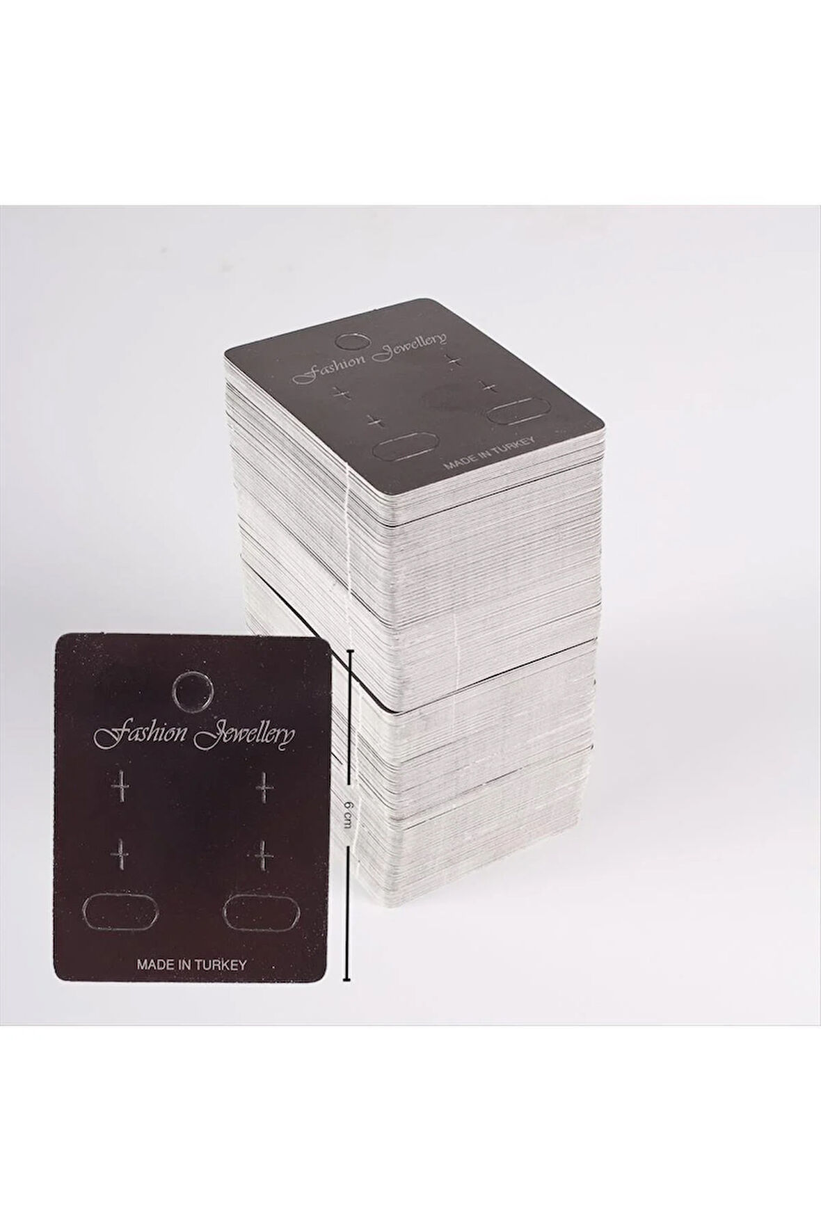 Klıpsli 3 Delikli Küpe Kartı