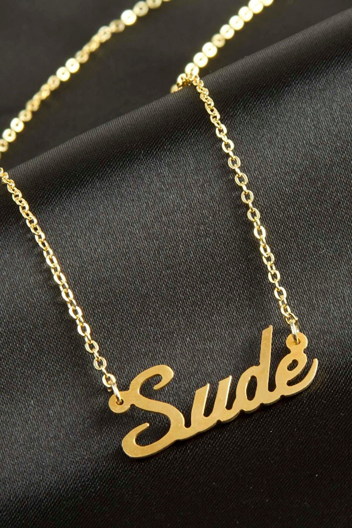 Sude İsimli Kolye (Kişiye Özel)