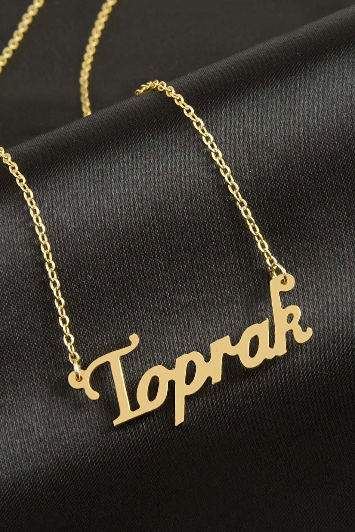 Toprak İsimli Kolye (Kişiye Özel)