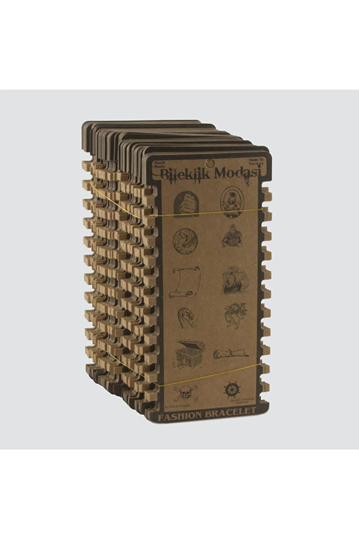 12'li Kraft Bileklik Kartı