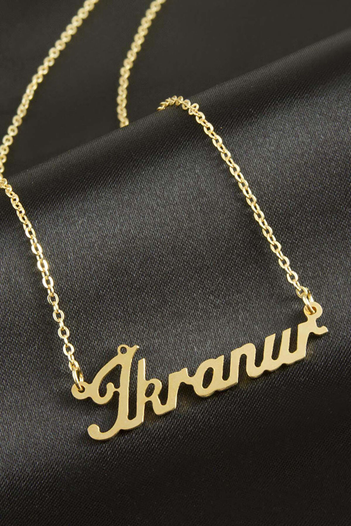 İkranur İsimli Kolye (Kişiye Özel)