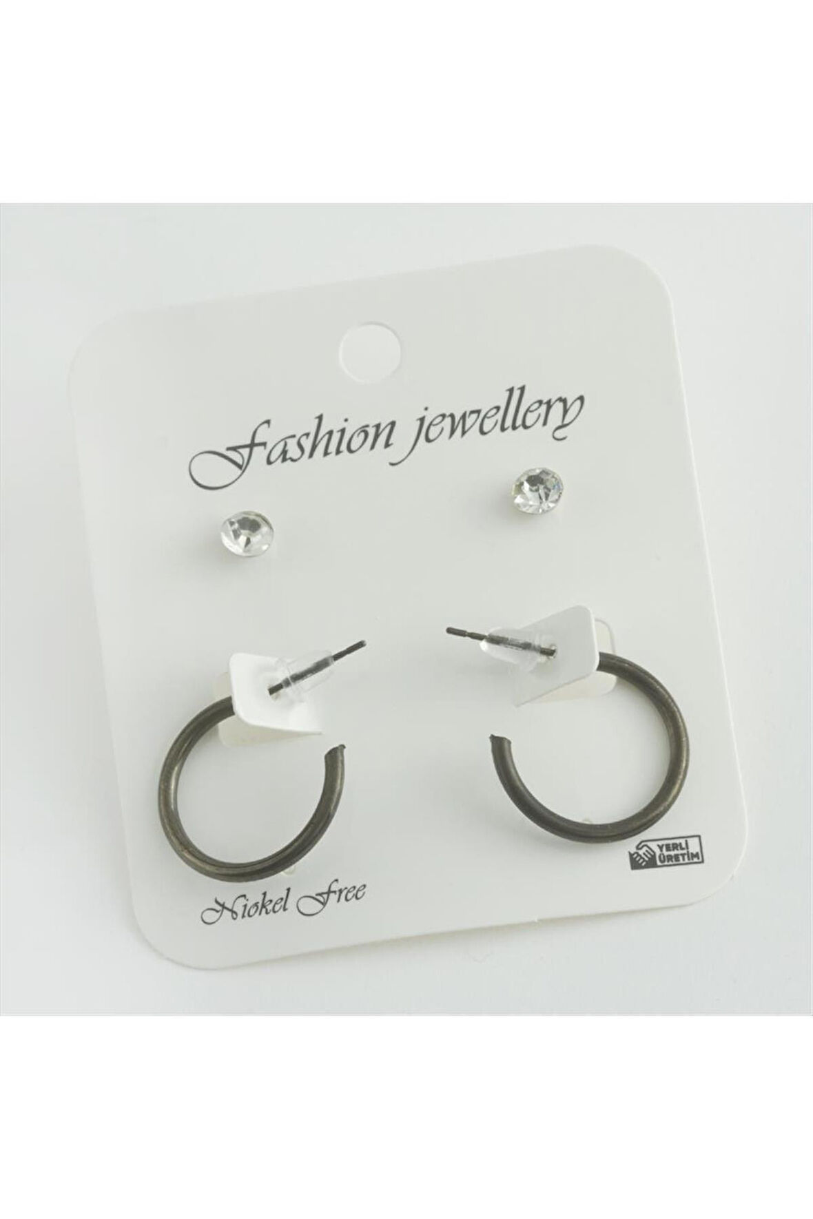 4'lü Ezme Halka Küpe (2 cm)