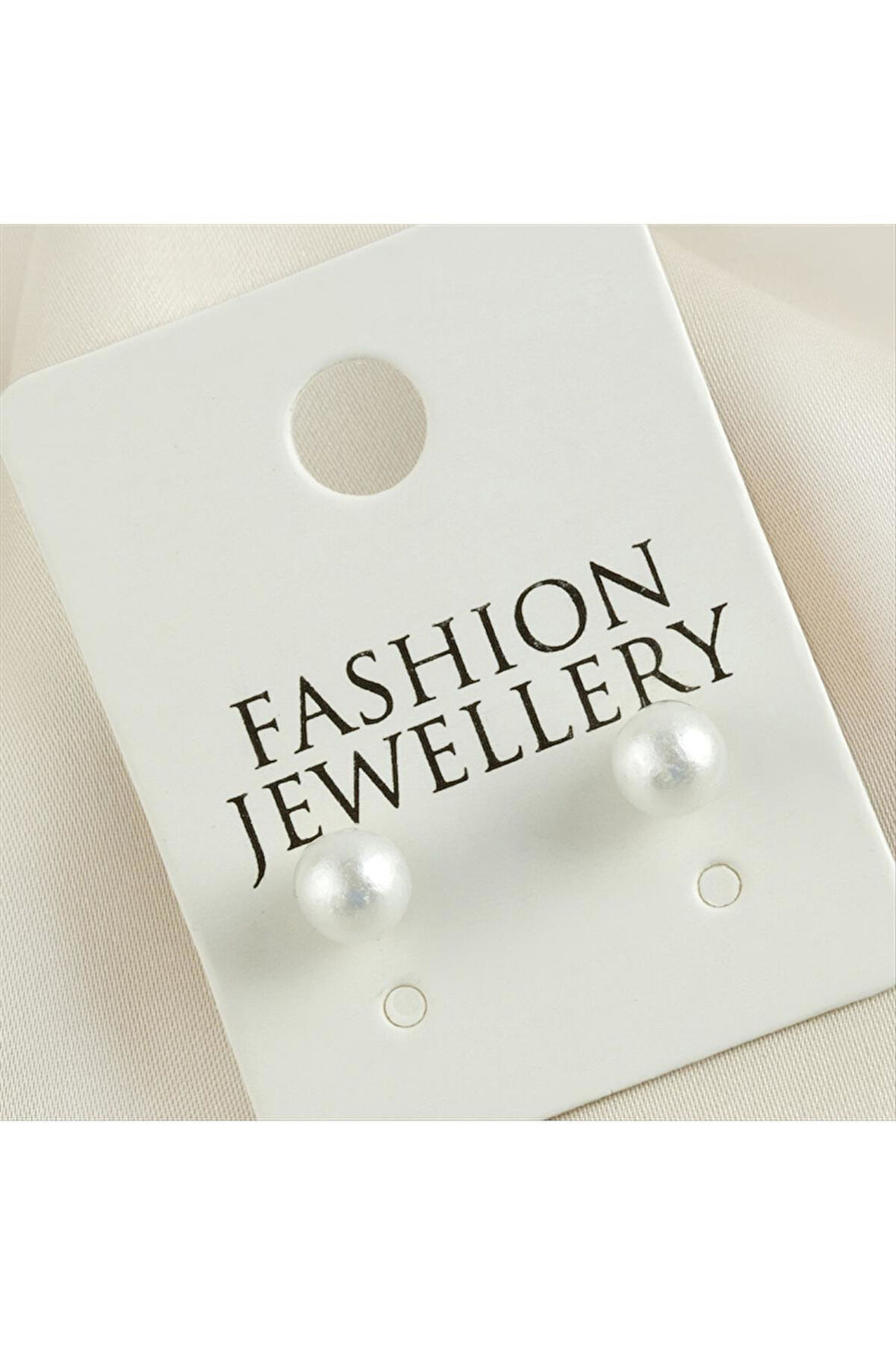 Top İncili Küpe 6 mm