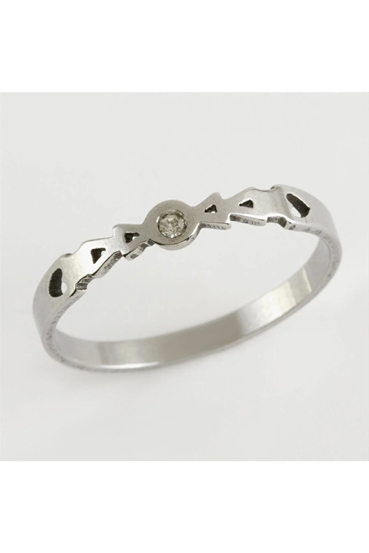 Ok Lüks Çelik Yüzük