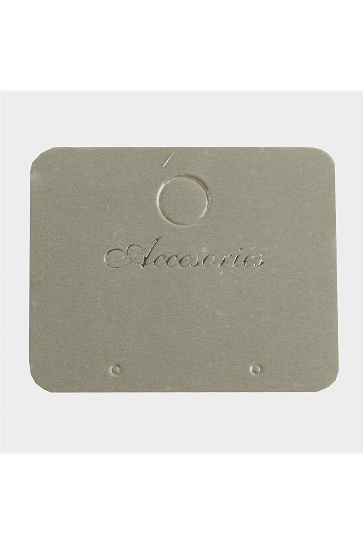 Gri Küpe Kartı 200 Adet