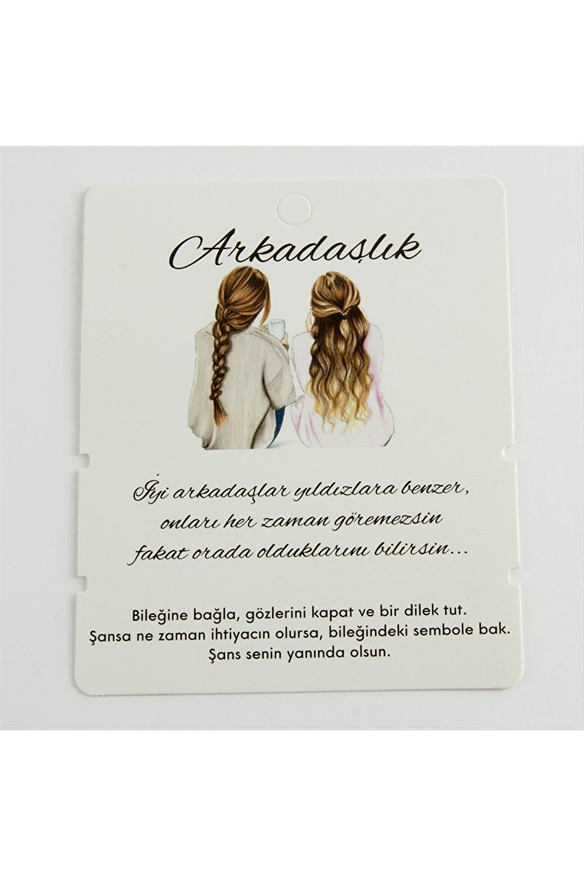 Arkadaşlık Bileklik Kartı