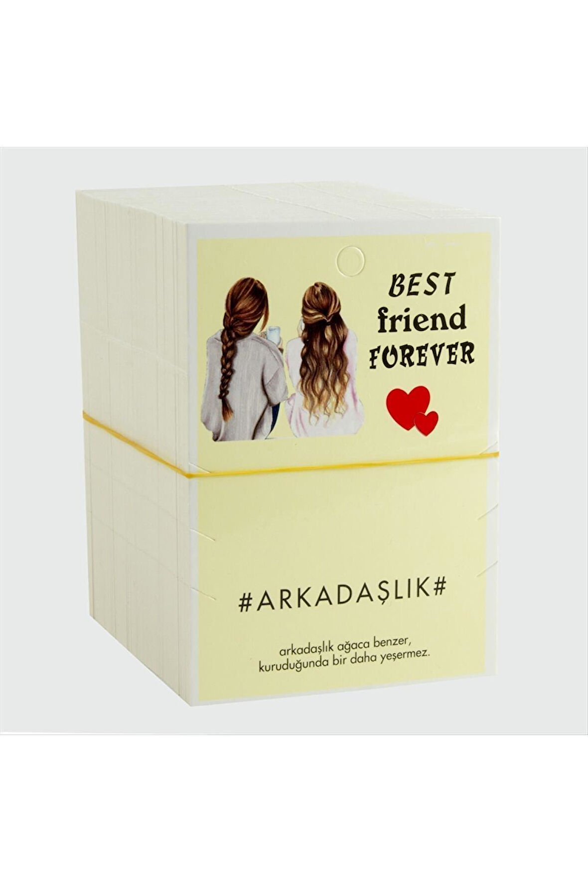 3'lü Arkadaşlık Bileklik Kartı