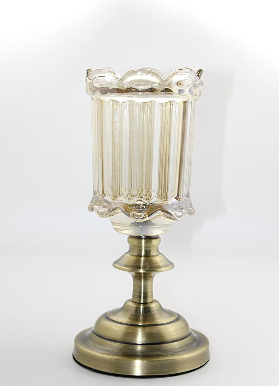 Cam Şamdan Tekli Model 5