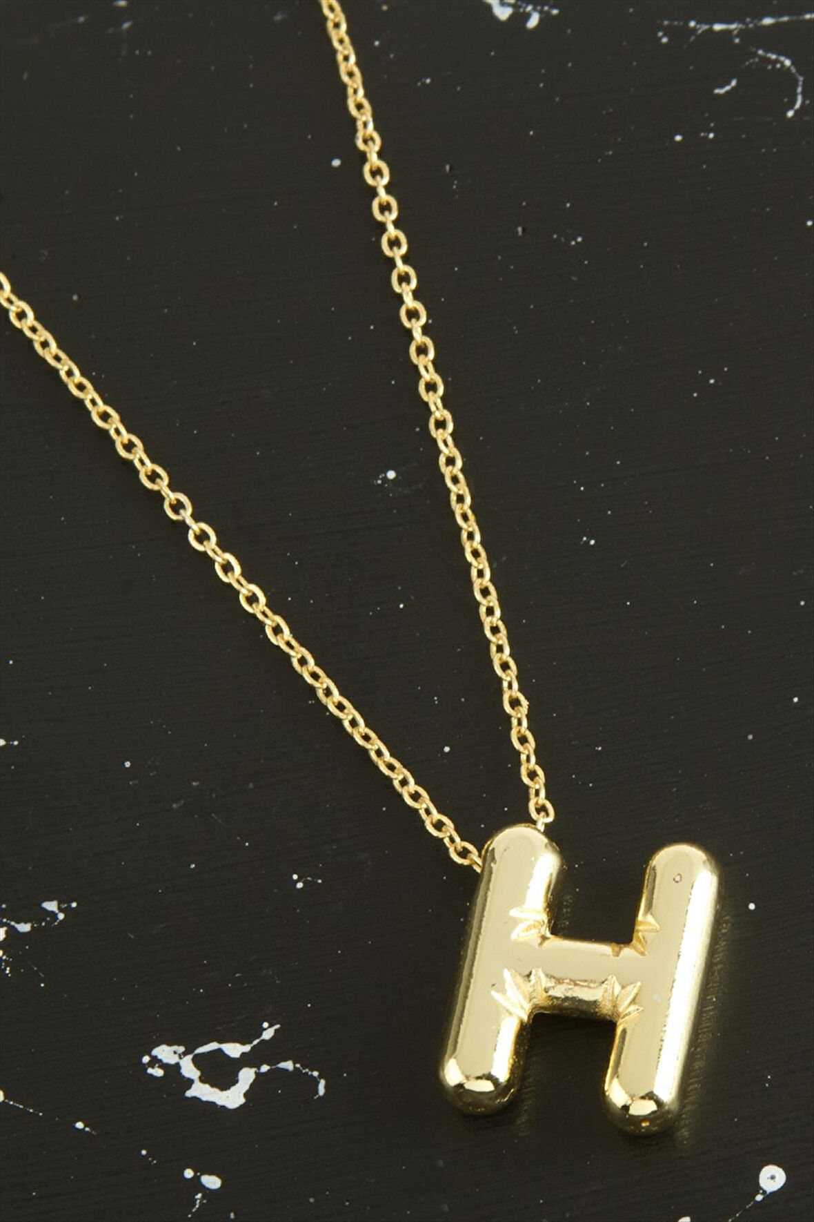 H Harfli Balon Kolye