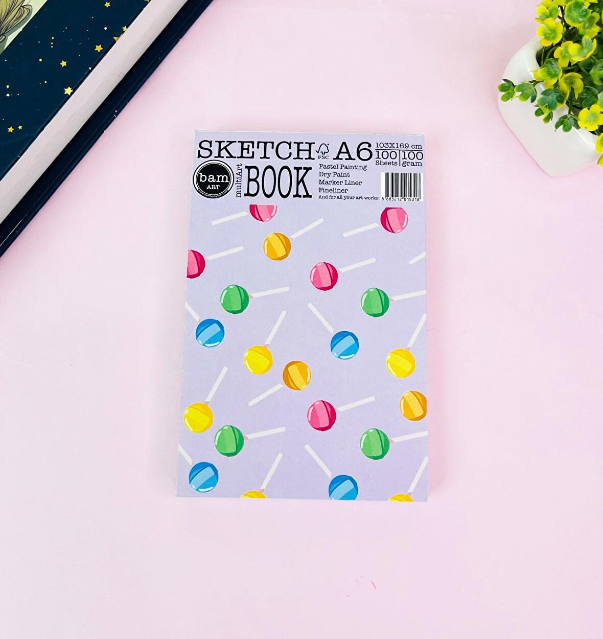 A6 Sketch Book - Eskiz Defteri - 100 Gr - 100 Yaprak