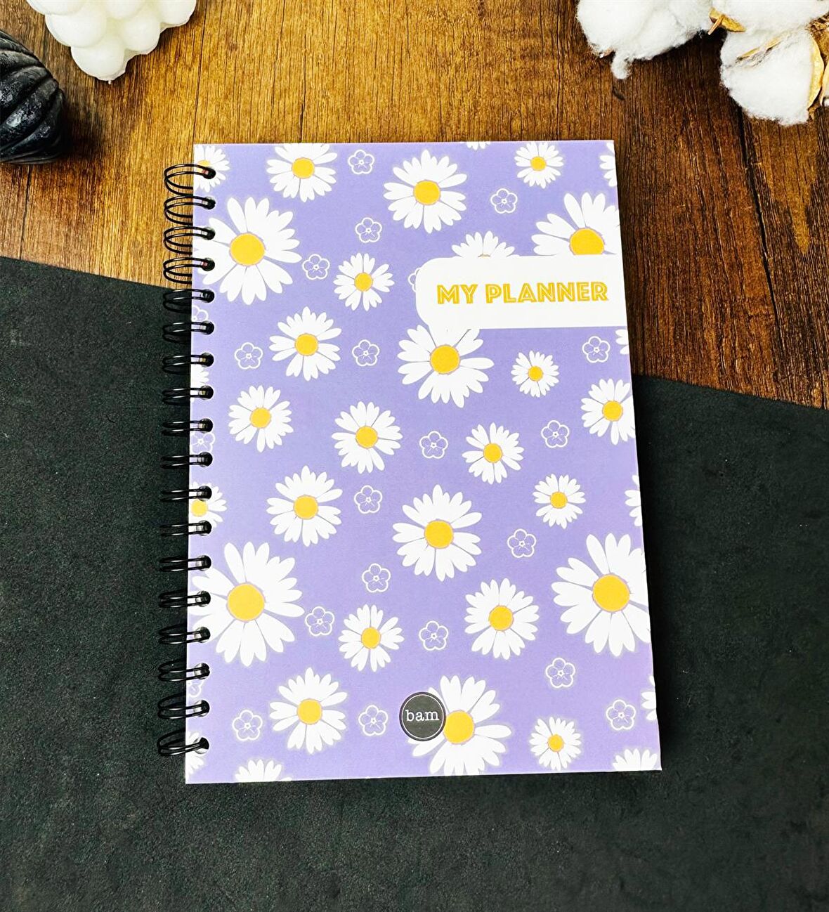 Mor Papatya My Planner Tasarımlı Konuşan Ajanda