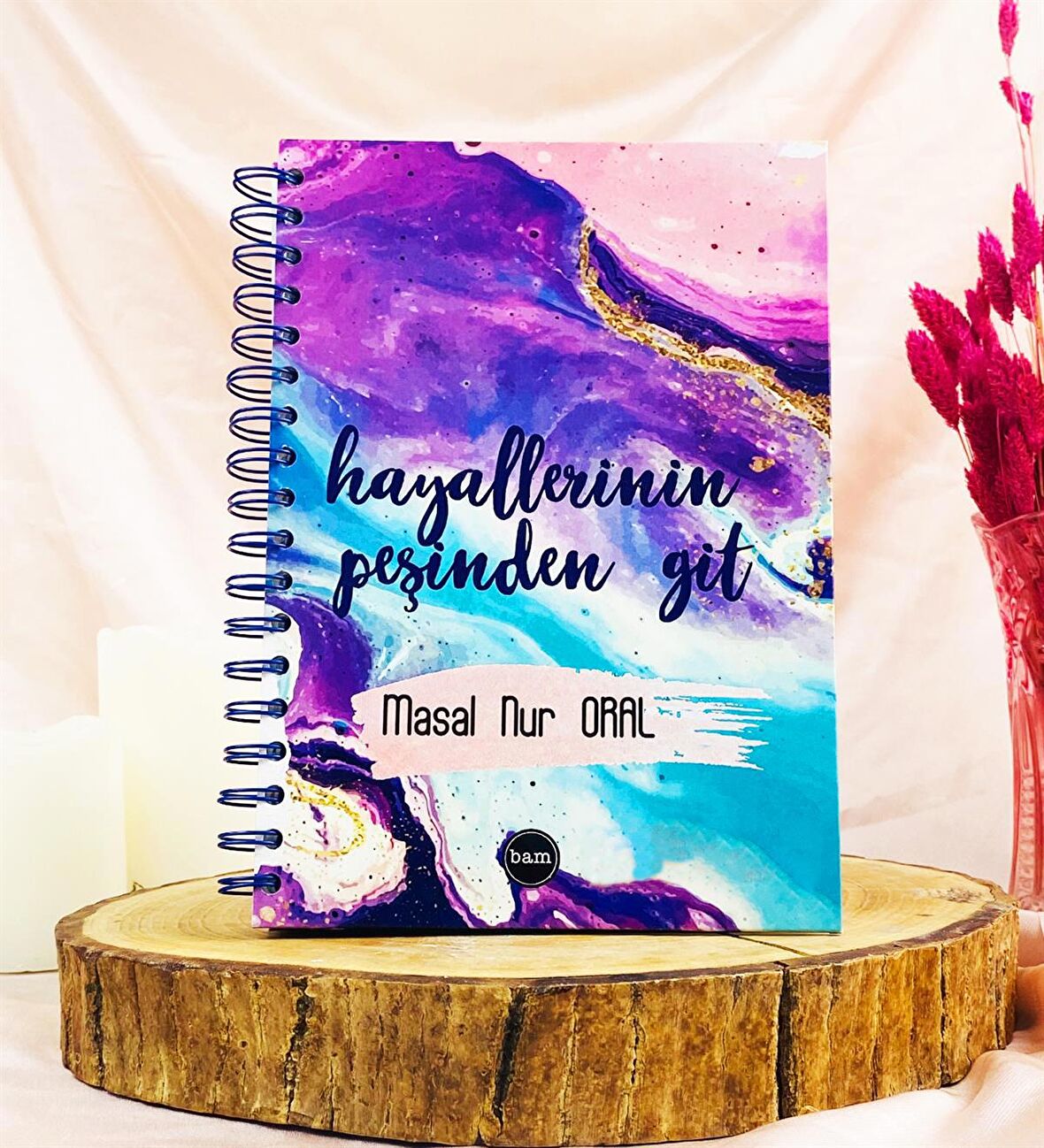 Özellerştirelebilir Hayallerinin Peşinden Git Tasarımlı Konuşan Ajanda	