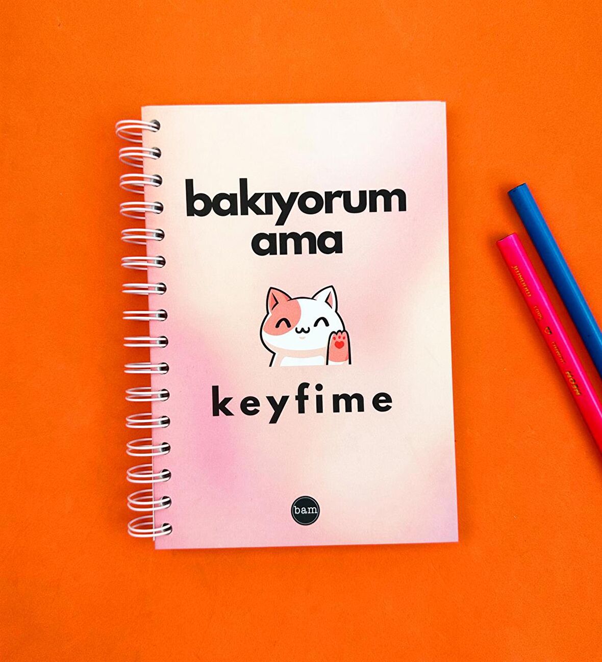 Bakıyorum Ama Keyfime 21x14Cm A5 Sketch Book - Eskiz Defteri - 270 Gr - 36 Yaprak