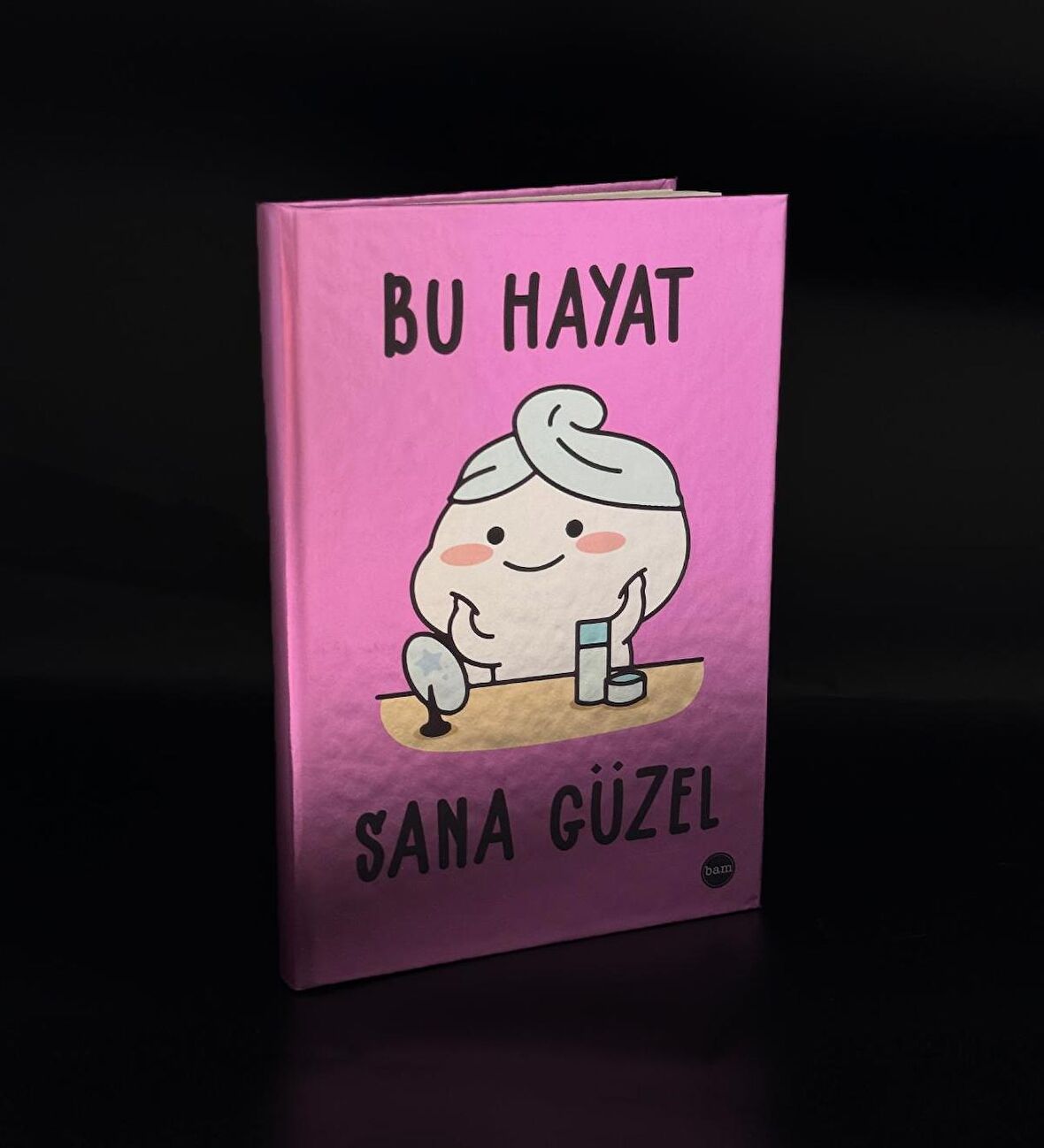 Metal Kapaklı Bu Hayat Sana Güzel Tasarımlı Lastikli Defter