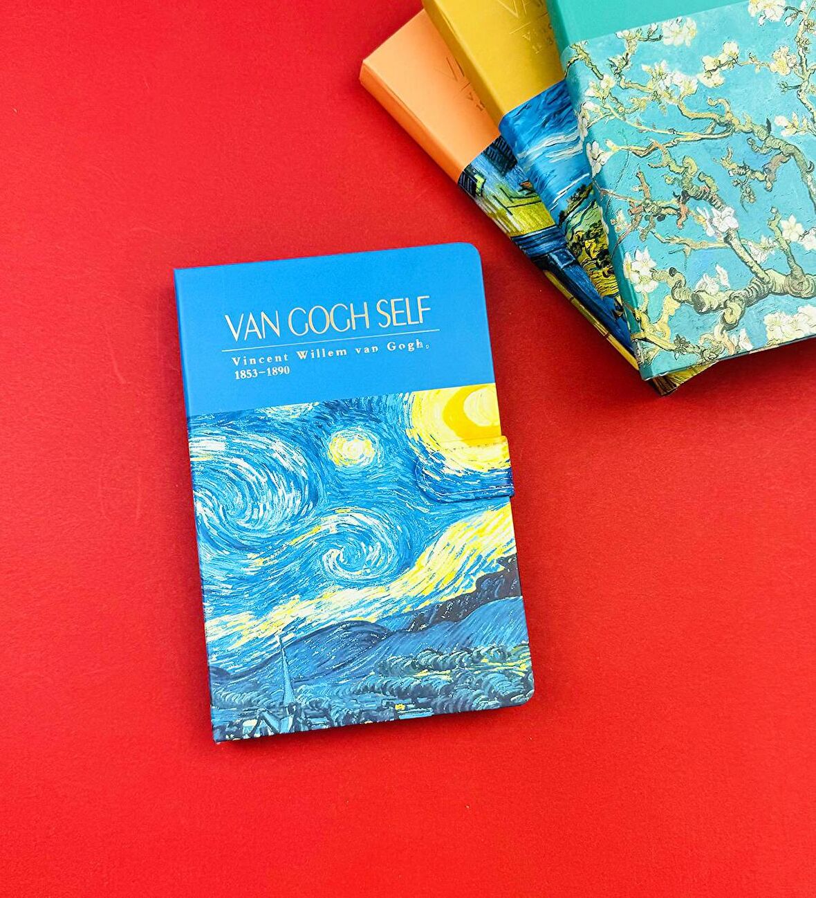 Van Gogh Tasarımlı Mıknatıs Kapaklı Defter BM-1211
