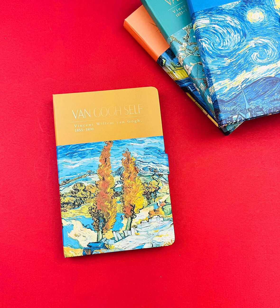 Van Gogh Tasarımlı Mıknatıs Kapaklı Defter BM-1211