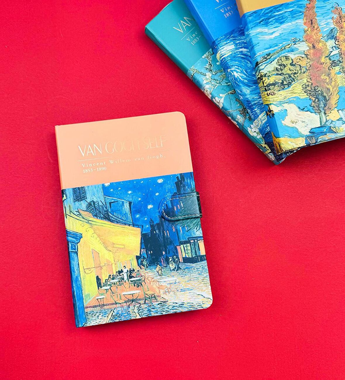 Van Gogh Tasarımlı Mıknatıs Kapaklı Defter BM-1211
