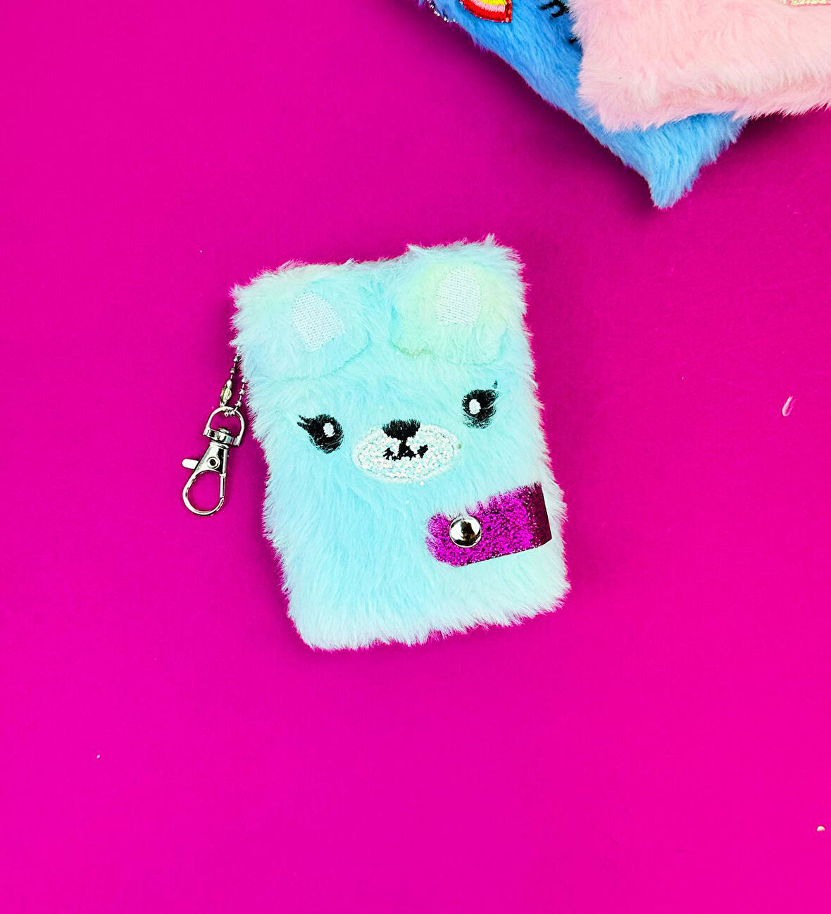 Mini Peluş Kapak Defter