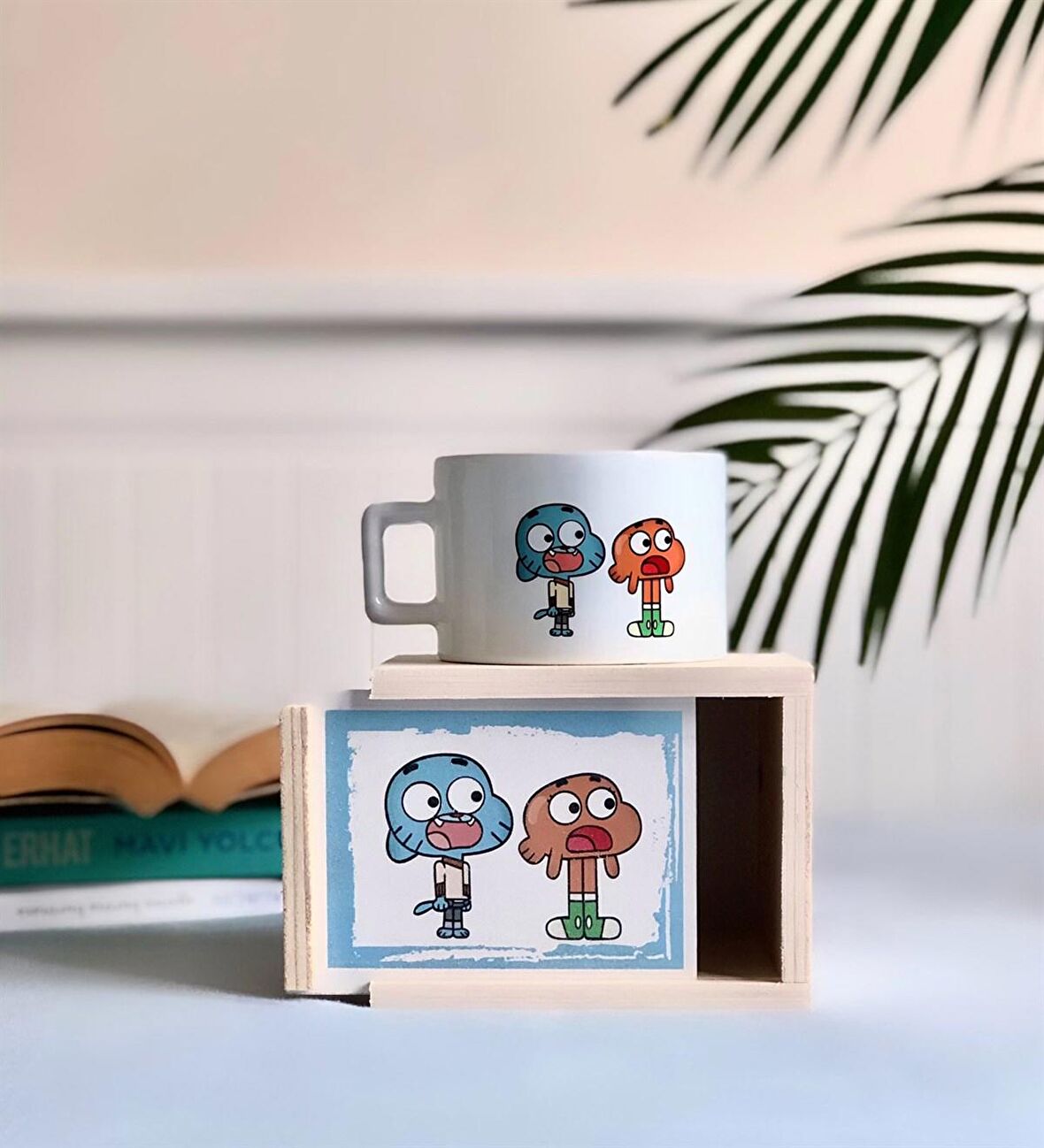 Gumball Darwin Tasarımlı Kutulu Kupa