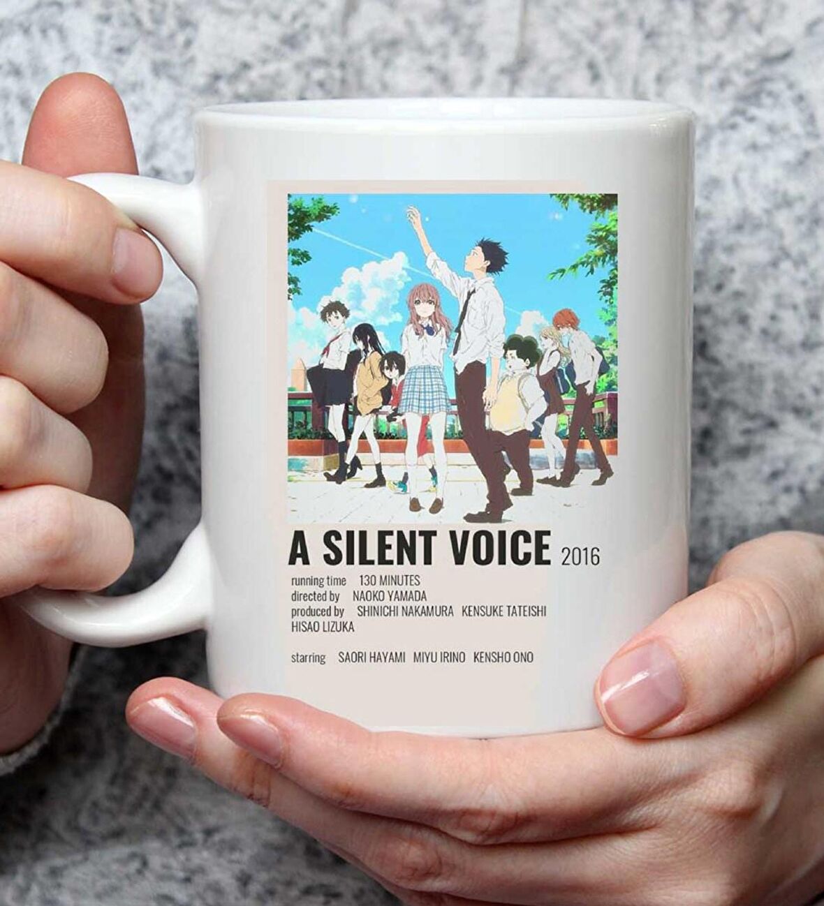 A Slient Voice Anime Tasarımlı Kupa Bardak