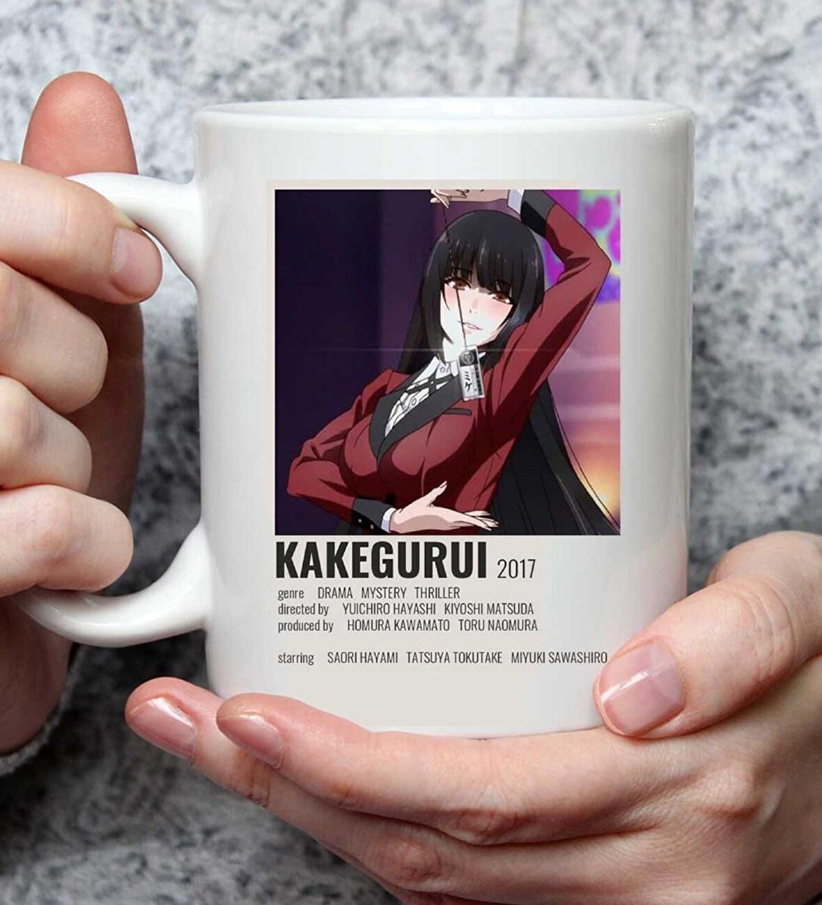 Kakegurui Tasarımlı Kupa Bardak