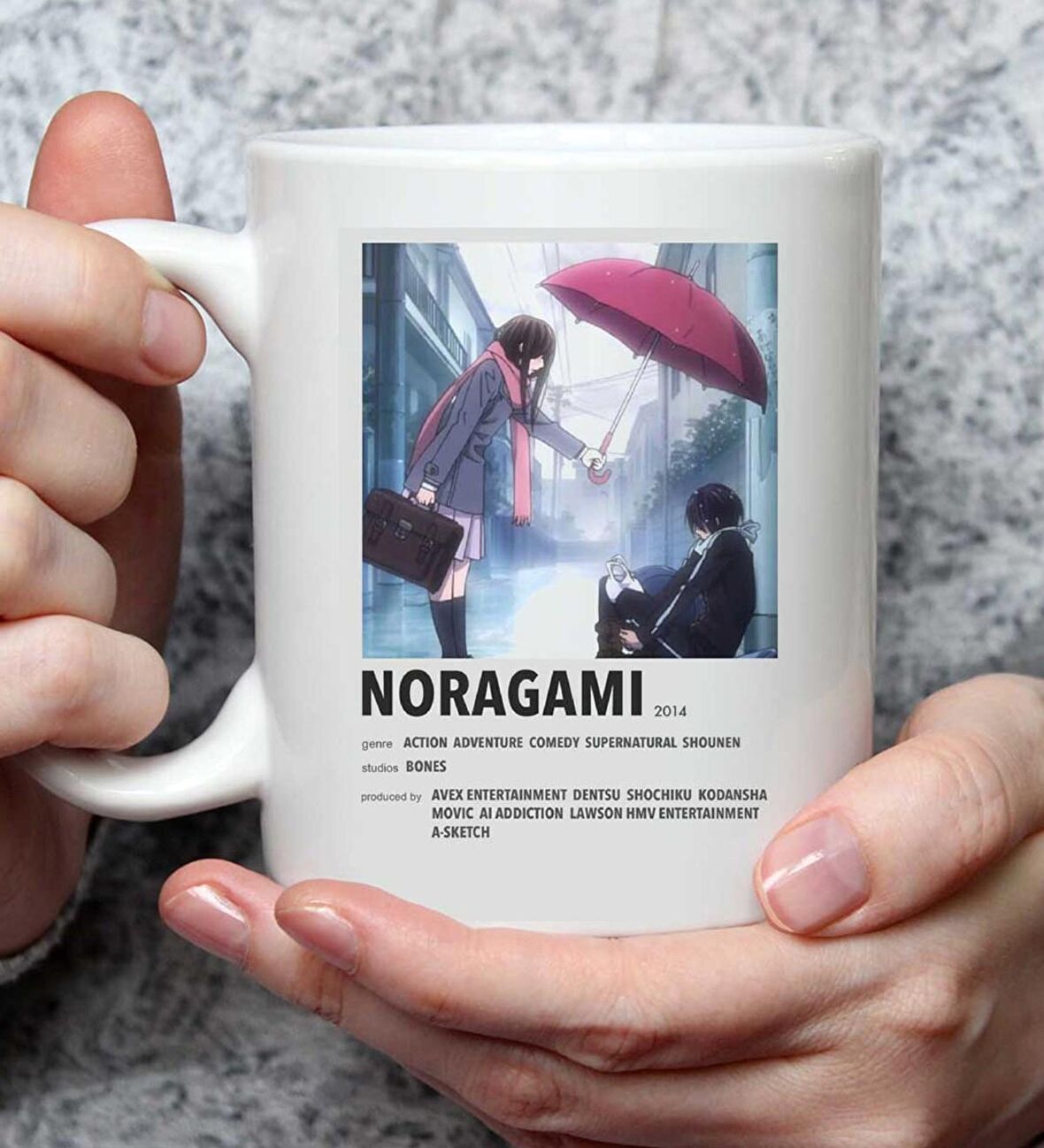 Noragami Anime Tasarımlı Kupa Bardak