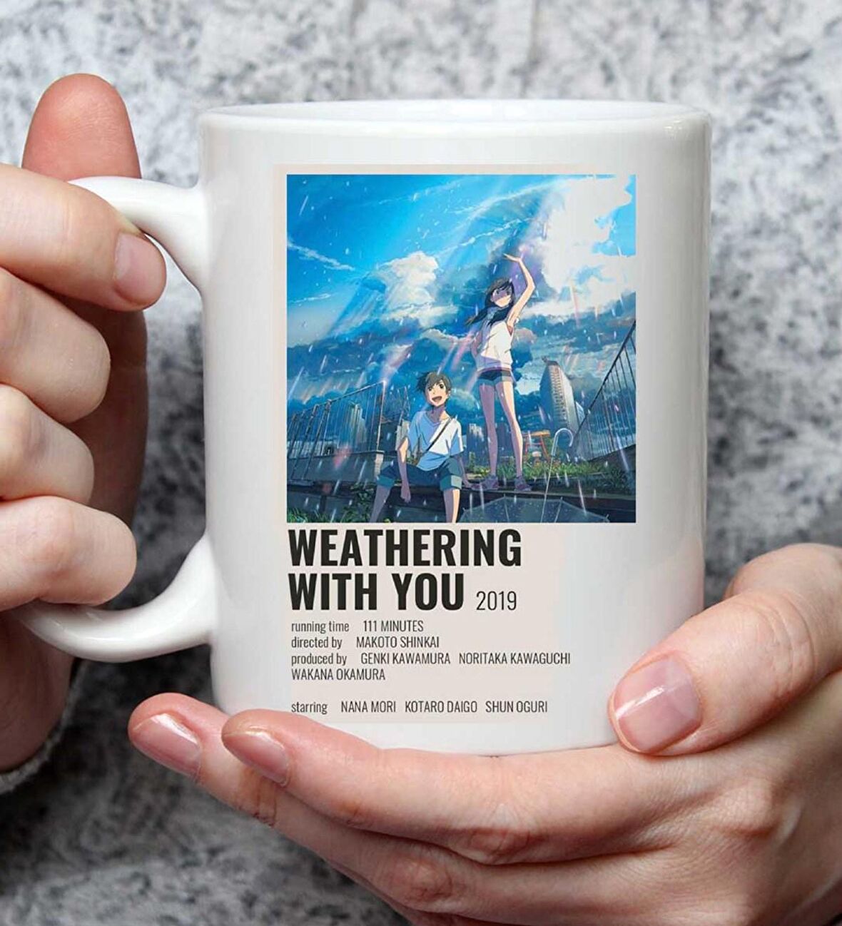 Weathering With You Anime Tasarımlı Kupa Bardak